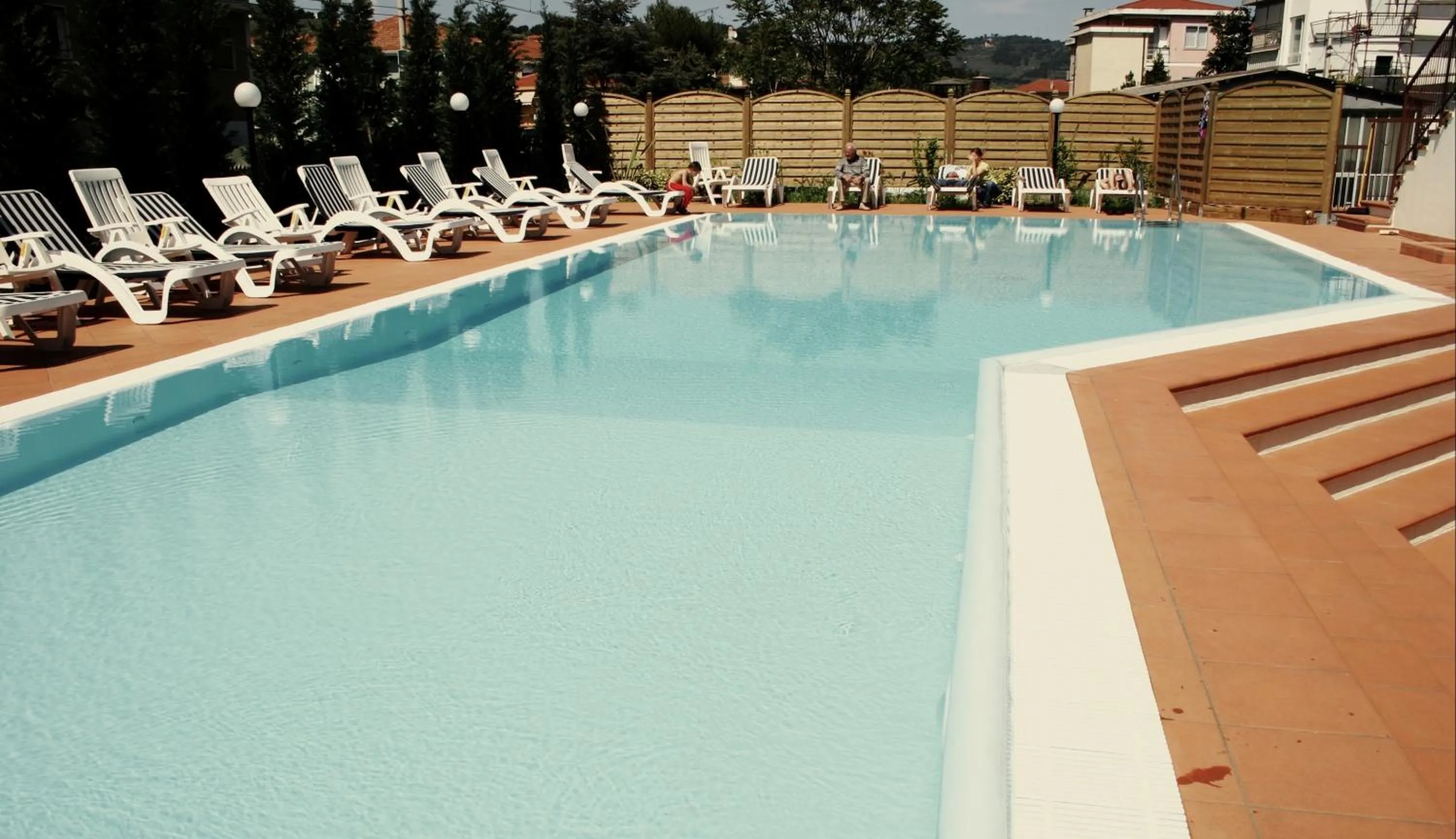 Swimming pool in Hotel Residence Mediterraneo