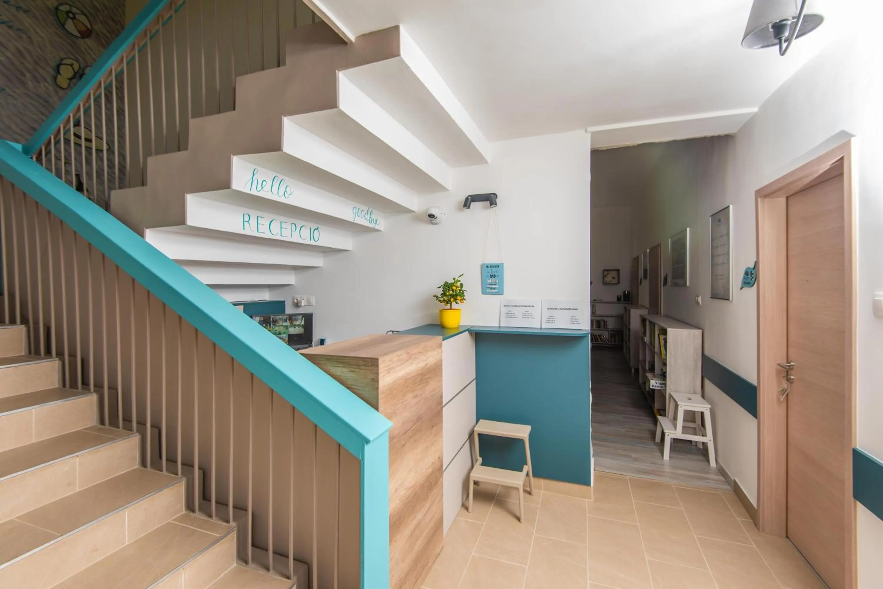 Lobby or reception in Magaspart Panzió