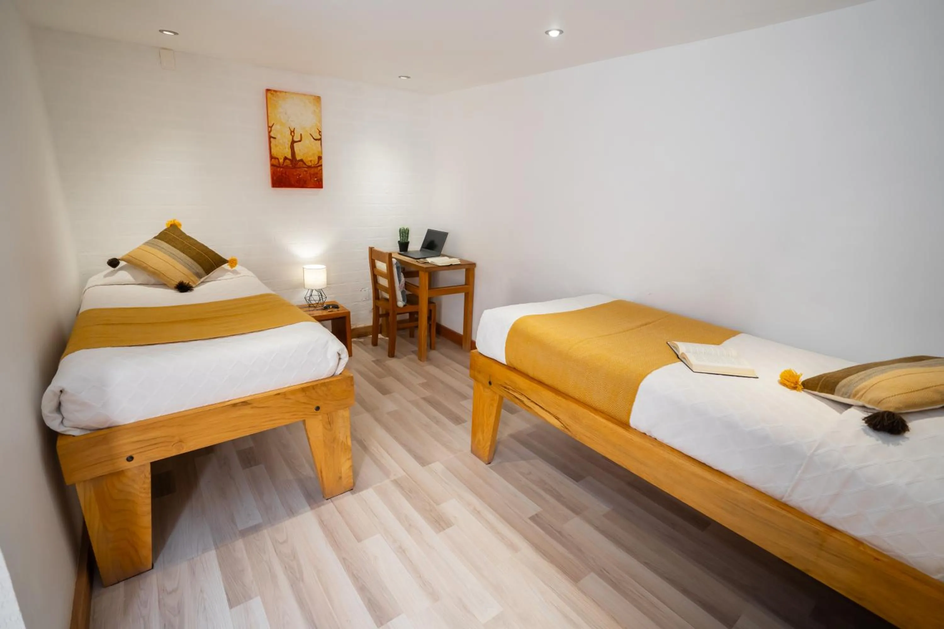 Bed in Hotel Don Raul