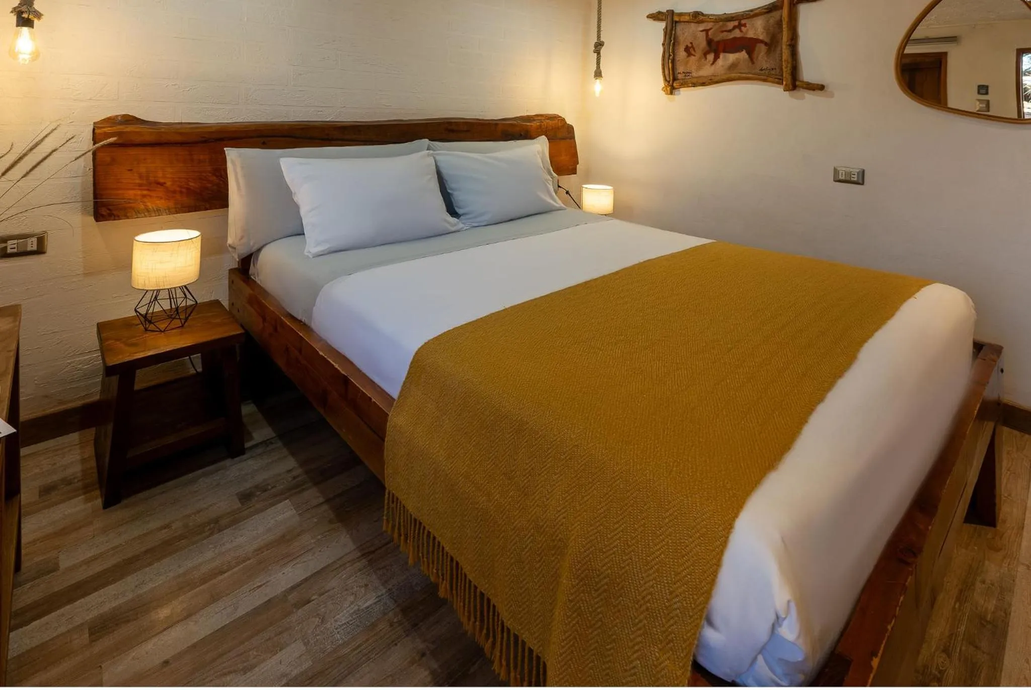 Bed in Hotel Don Raul