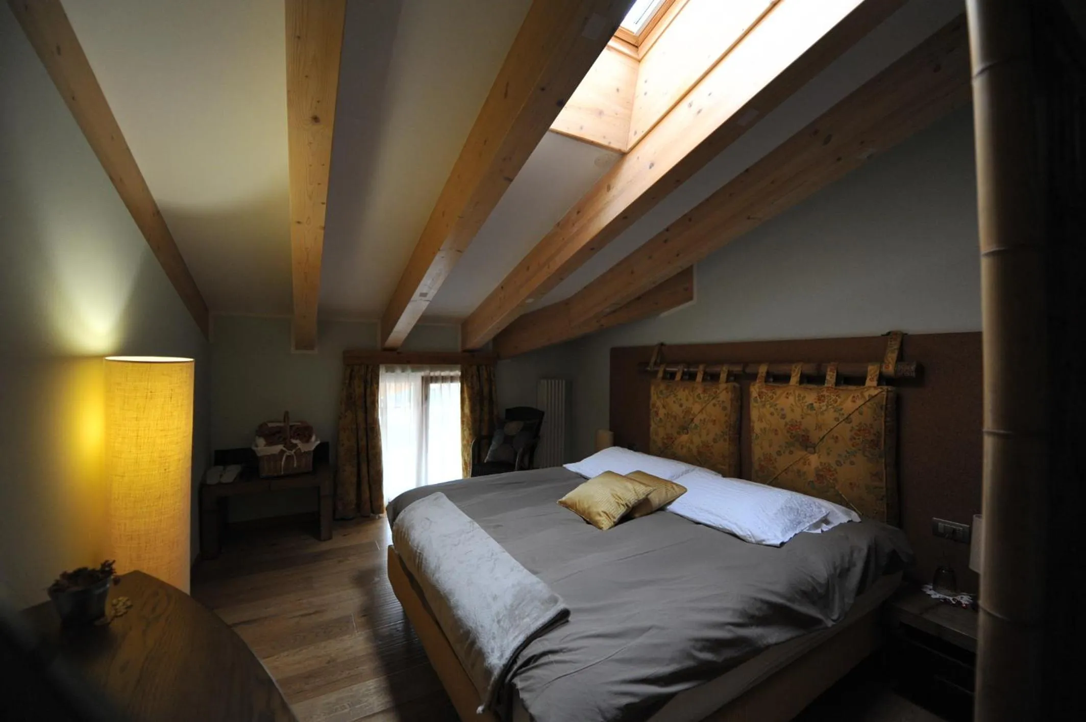 Bed in Bio Hotel Brusago Vital & Wellness