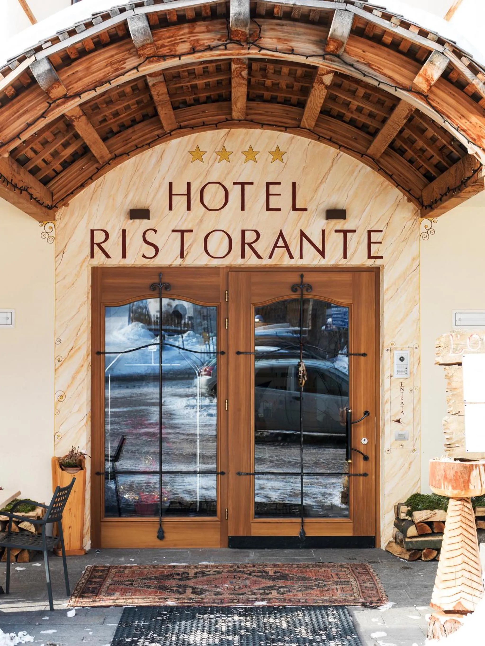 Facade/entrance in Bio Hotel Brusago Vital & Wellness