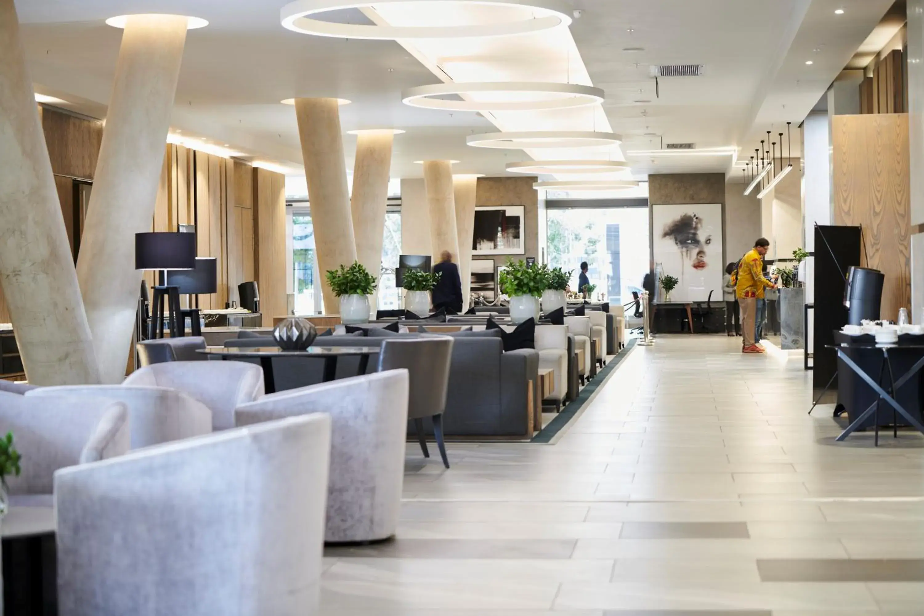 Lobby or reception in The Capital on the Park Lobby or reception in The Capital on the Park