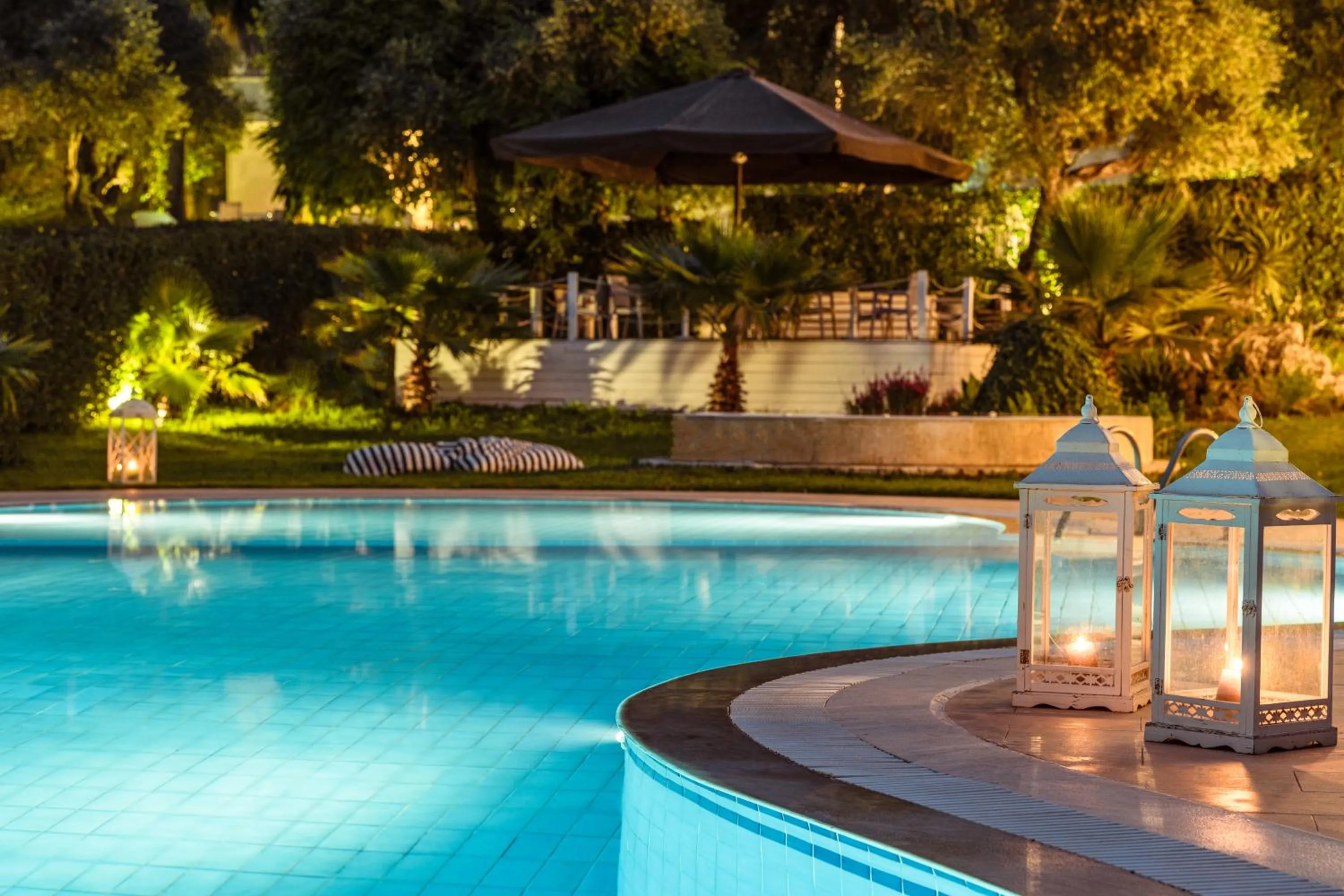 Pool view in Mr and Mrs White Corfu Couples Retreat Adults Only