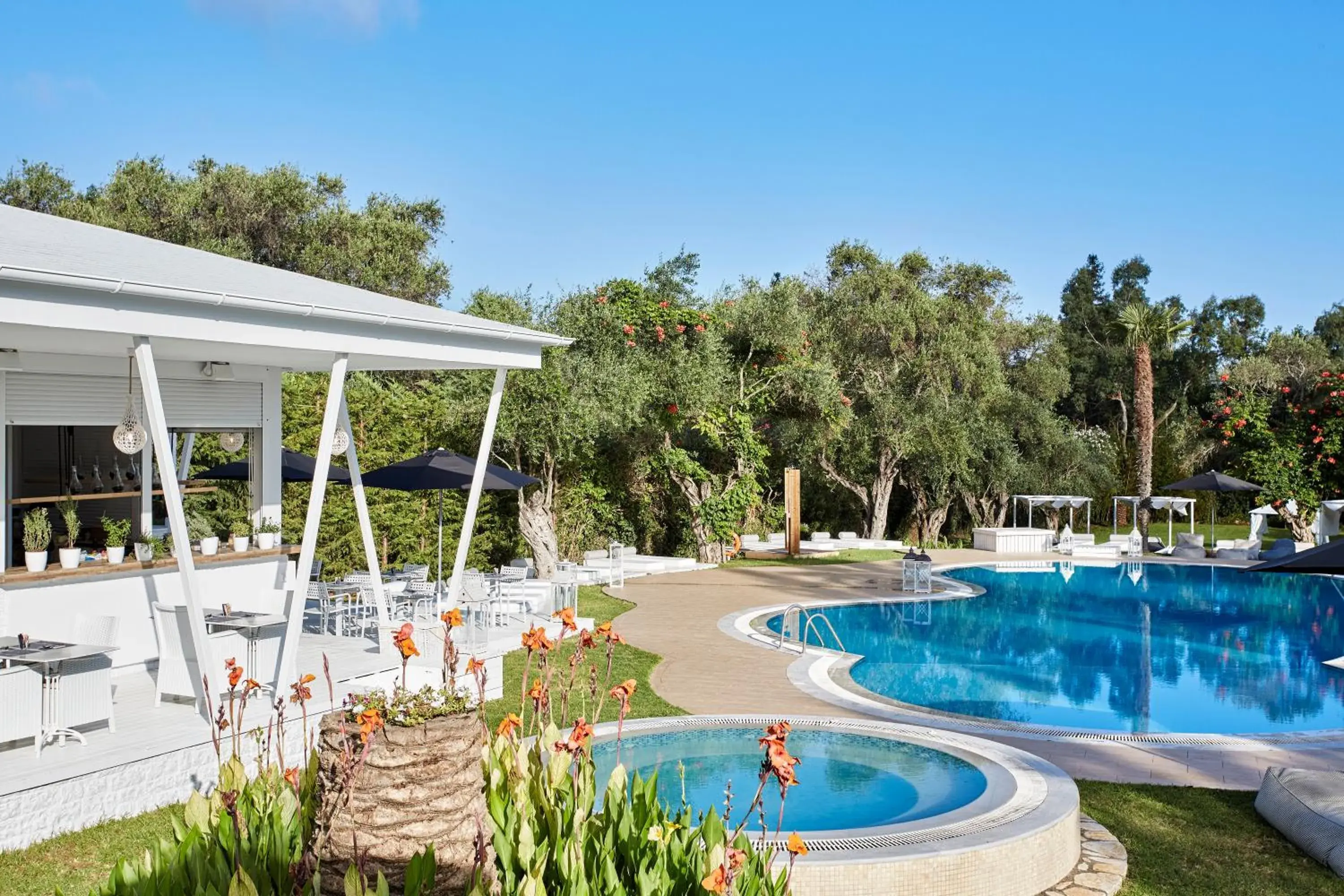 Swimming pool in Mr and Mrs White Corfu Couples Retreat Adults Only Swimming pool in Mr and Mrs White Corfu Couples Retreat Adults Only
