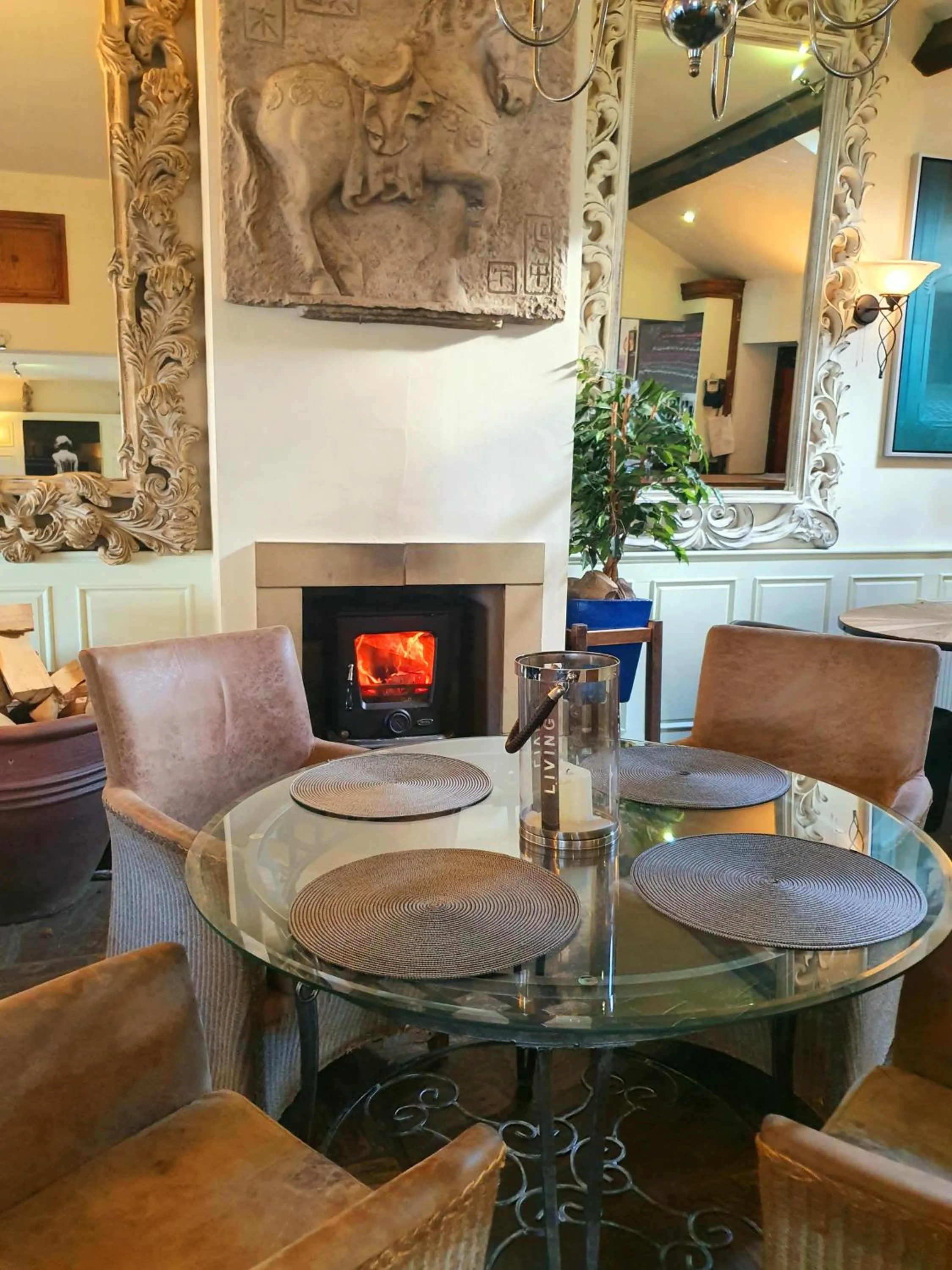 Dining area in The Priory