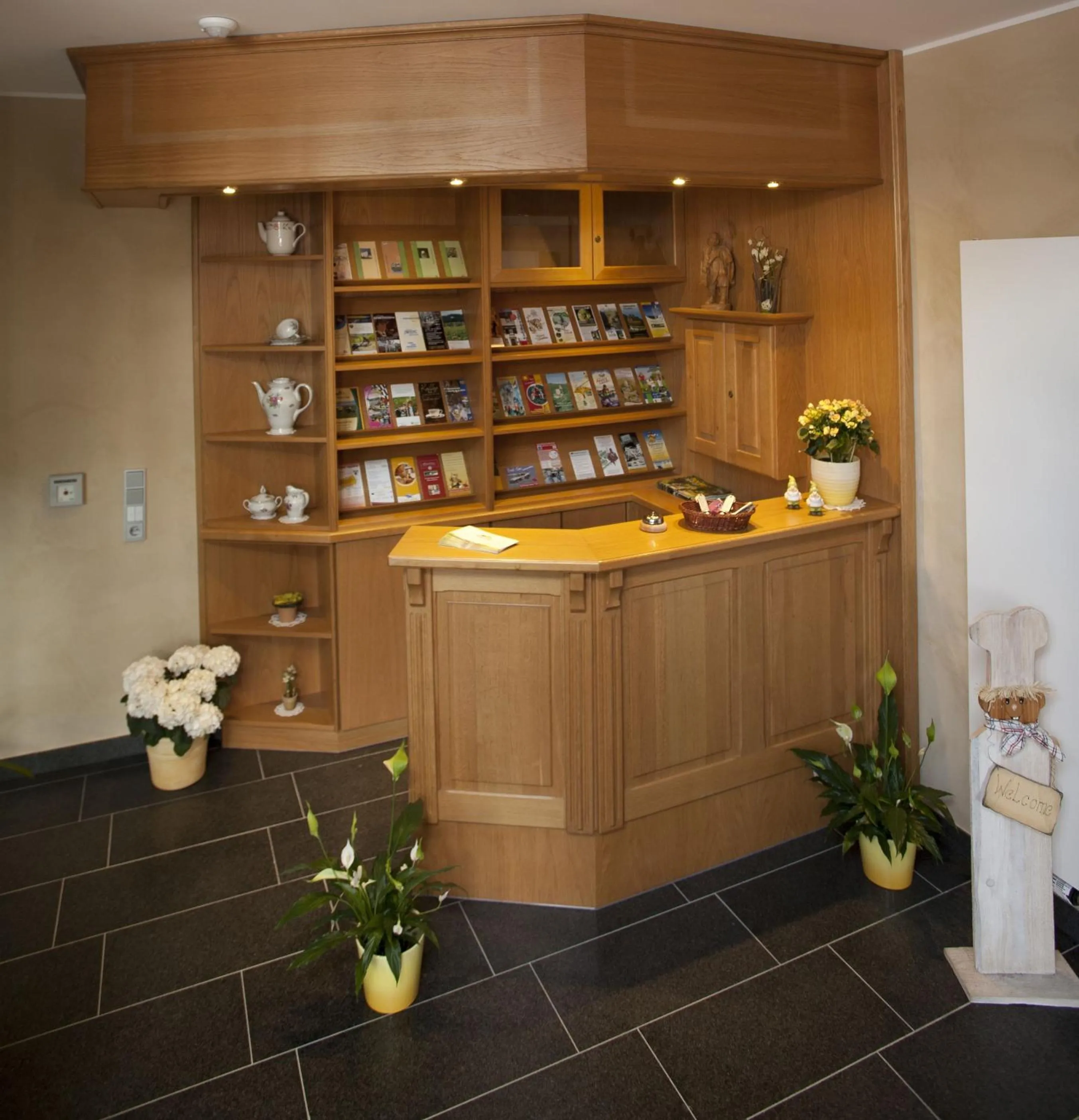 Lobby or reception in Haus Hubertus