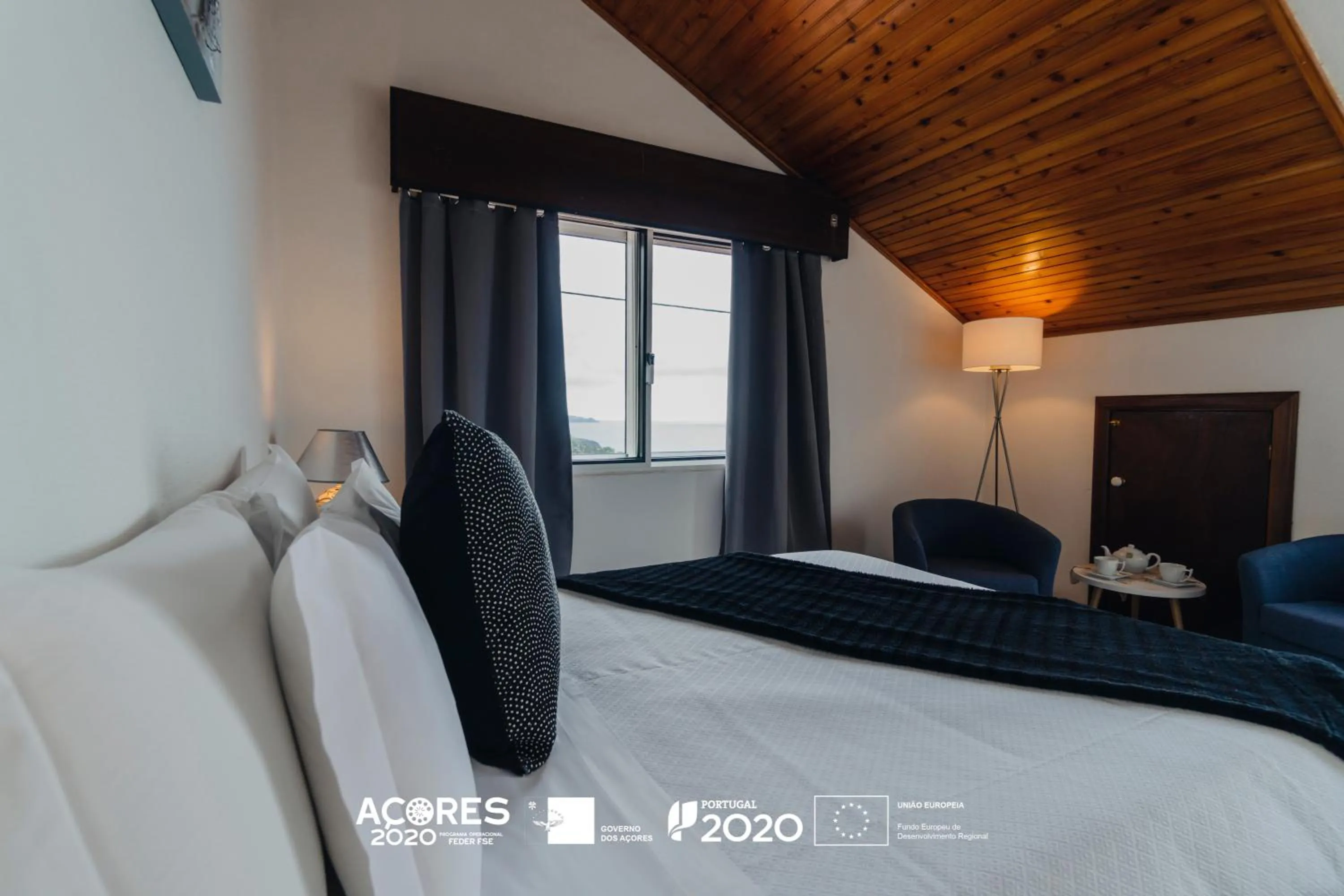 Bed in Miradouro da Papalva Guest House - Pico - Azores