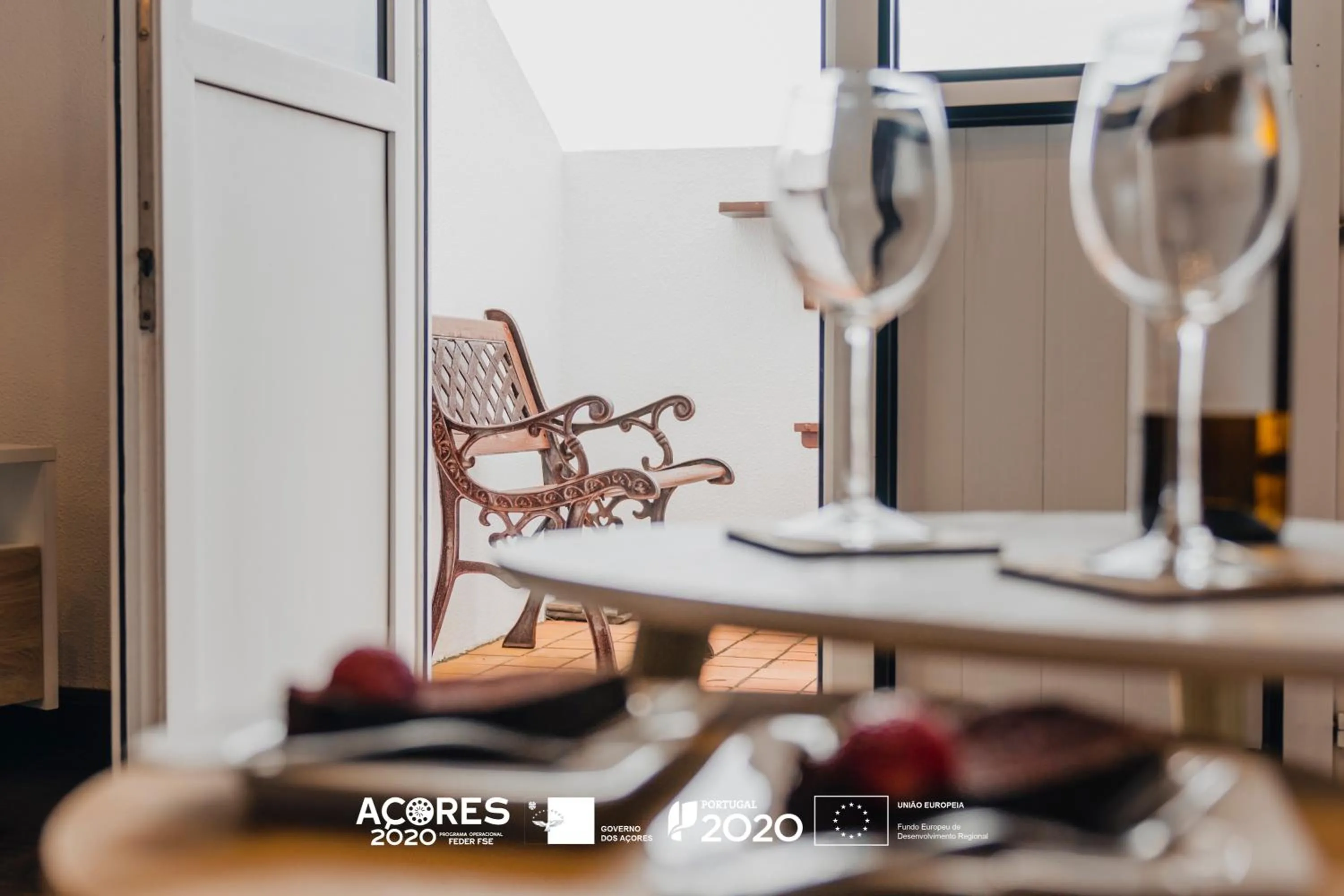 Seating area in Miradouro da Papalva Guest House - Pico - Azores