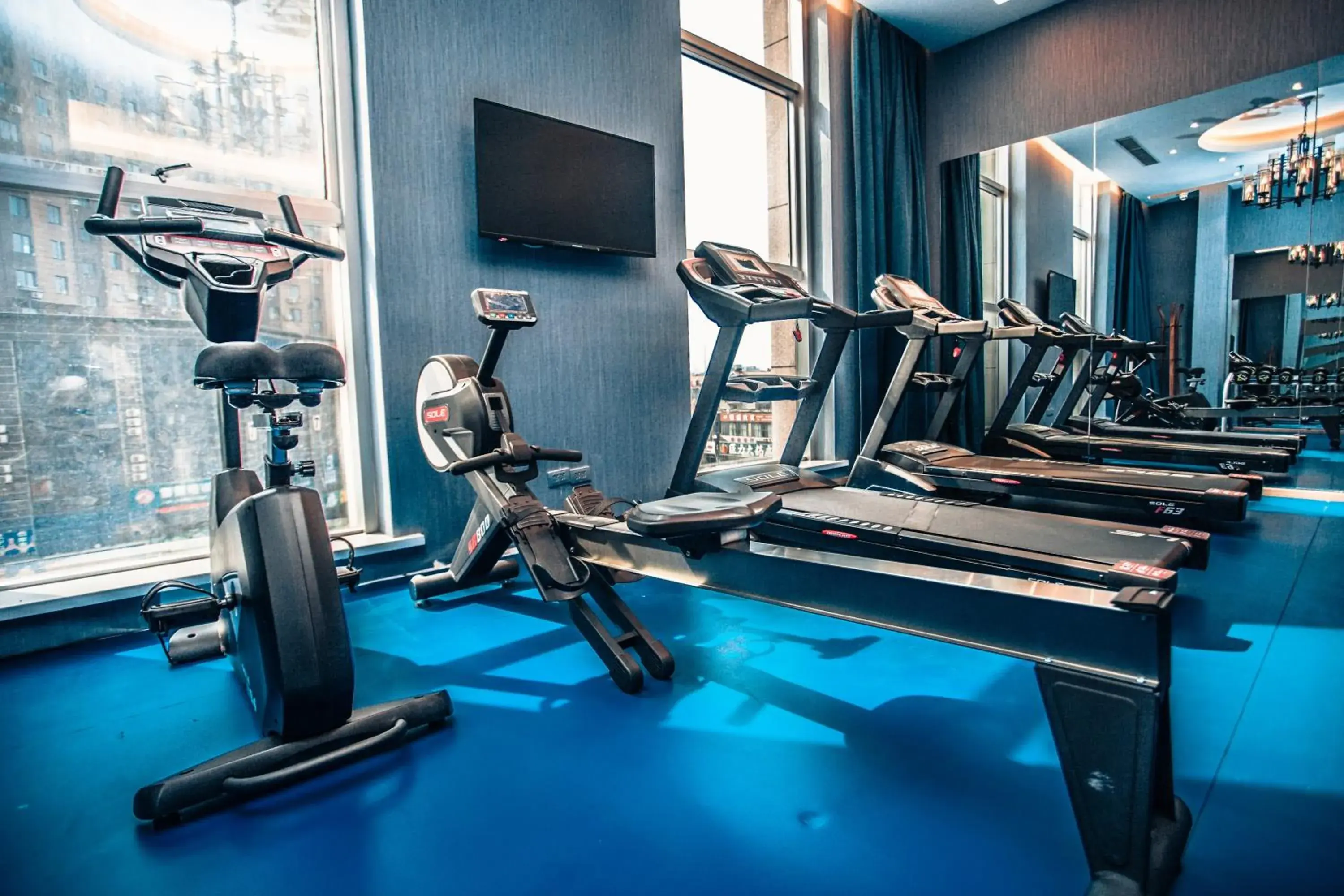 Fitness centre/facilities in Holiday Inn Express Anshan Downtown by IHG Fitness centre/facilities in Holiday Inn Express Anshan Downtown by IHG