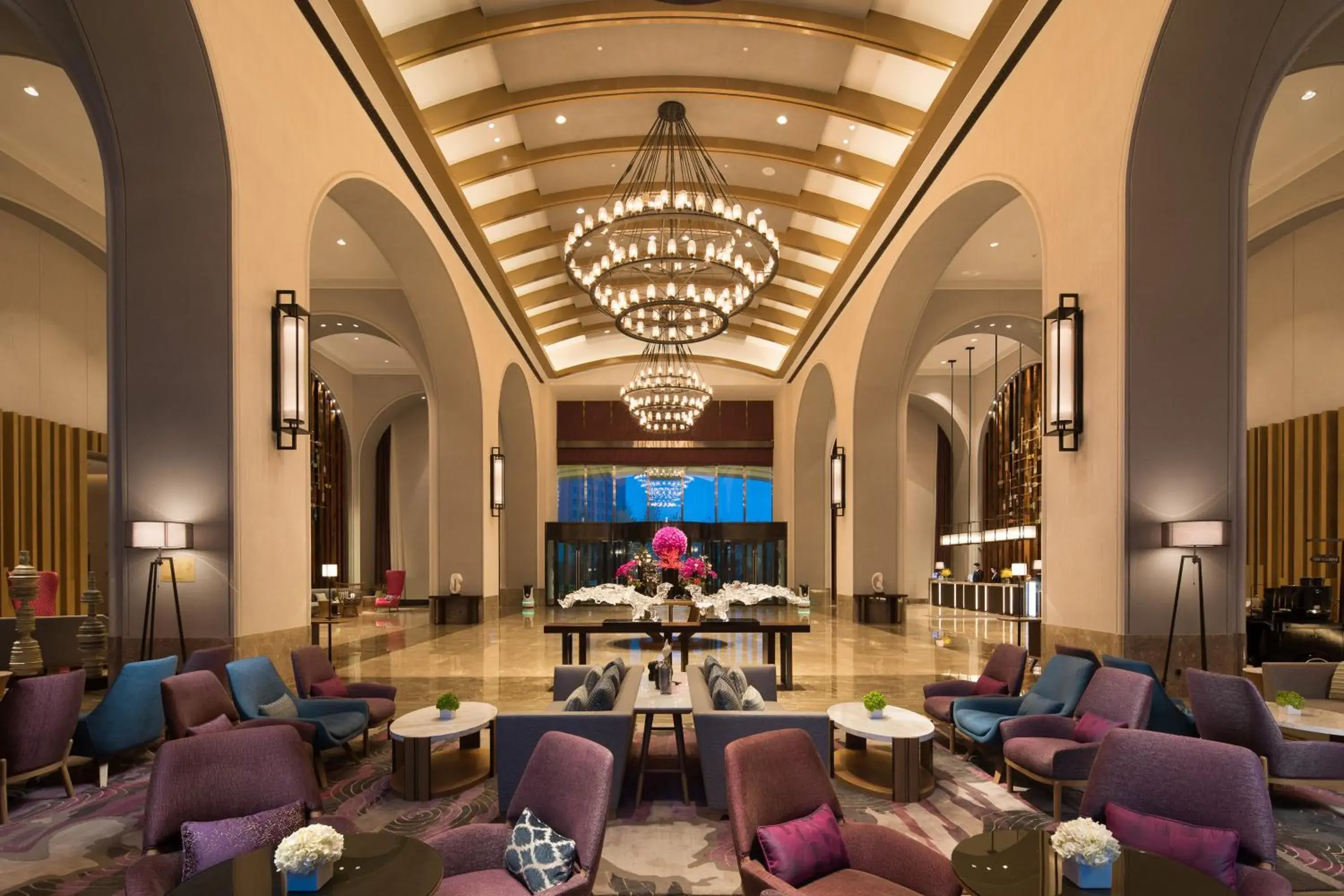 Property building in Crowne Plaza QingdaoOriental Movie Metropolis by IHG Property building in Crowne Plaza QingdaoOriental Movie Metropolis by IHG