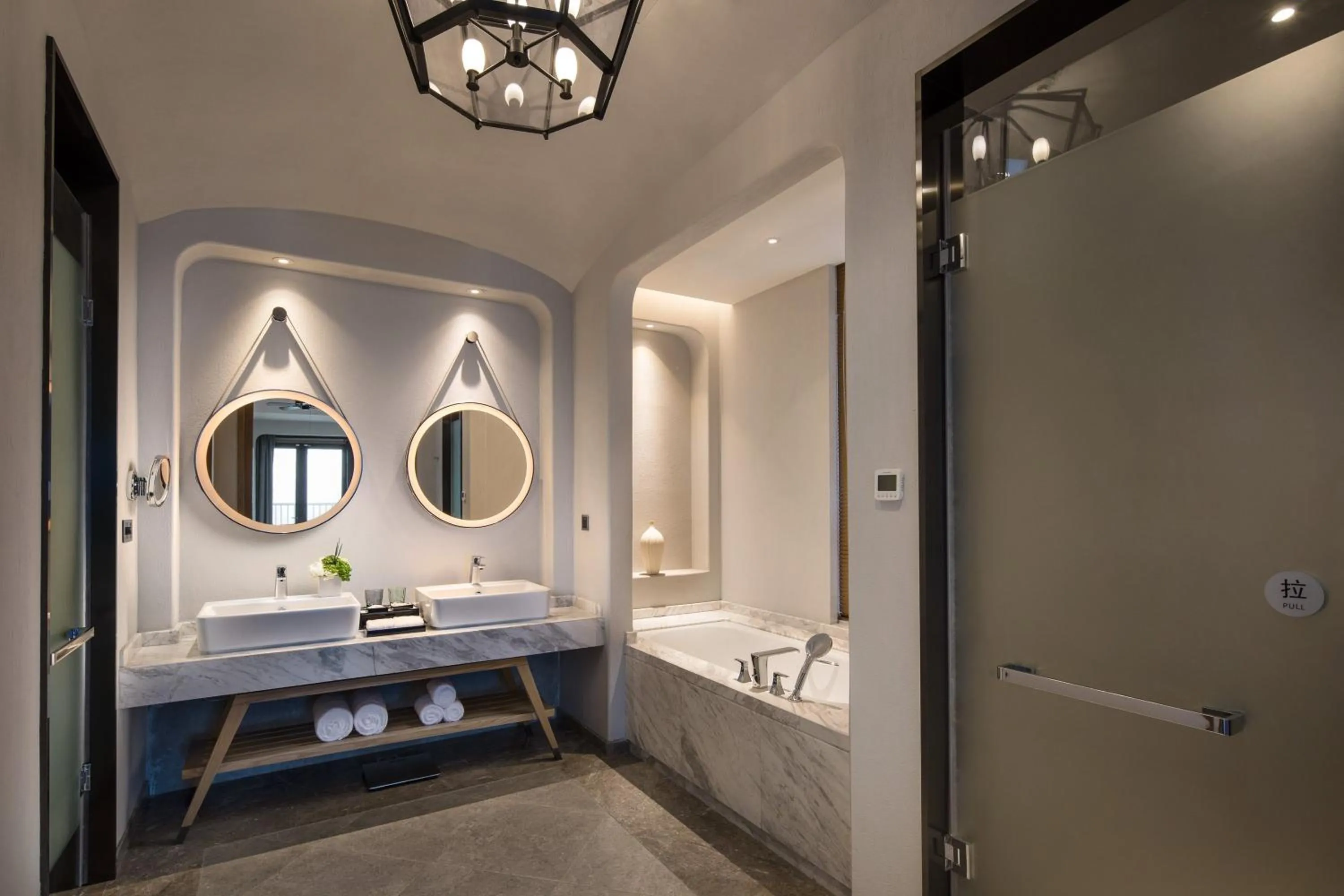 Photo of the whole room in Crowne Plaza QingdaoOriental Movie Metropolis by IHG