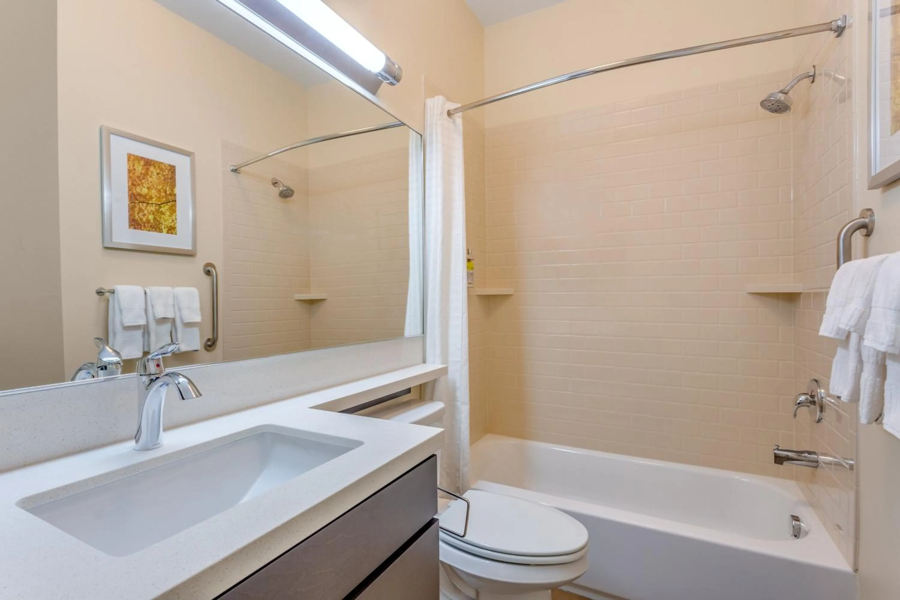 Bathroom in Candlewood Suites Bethlehem South by IHG