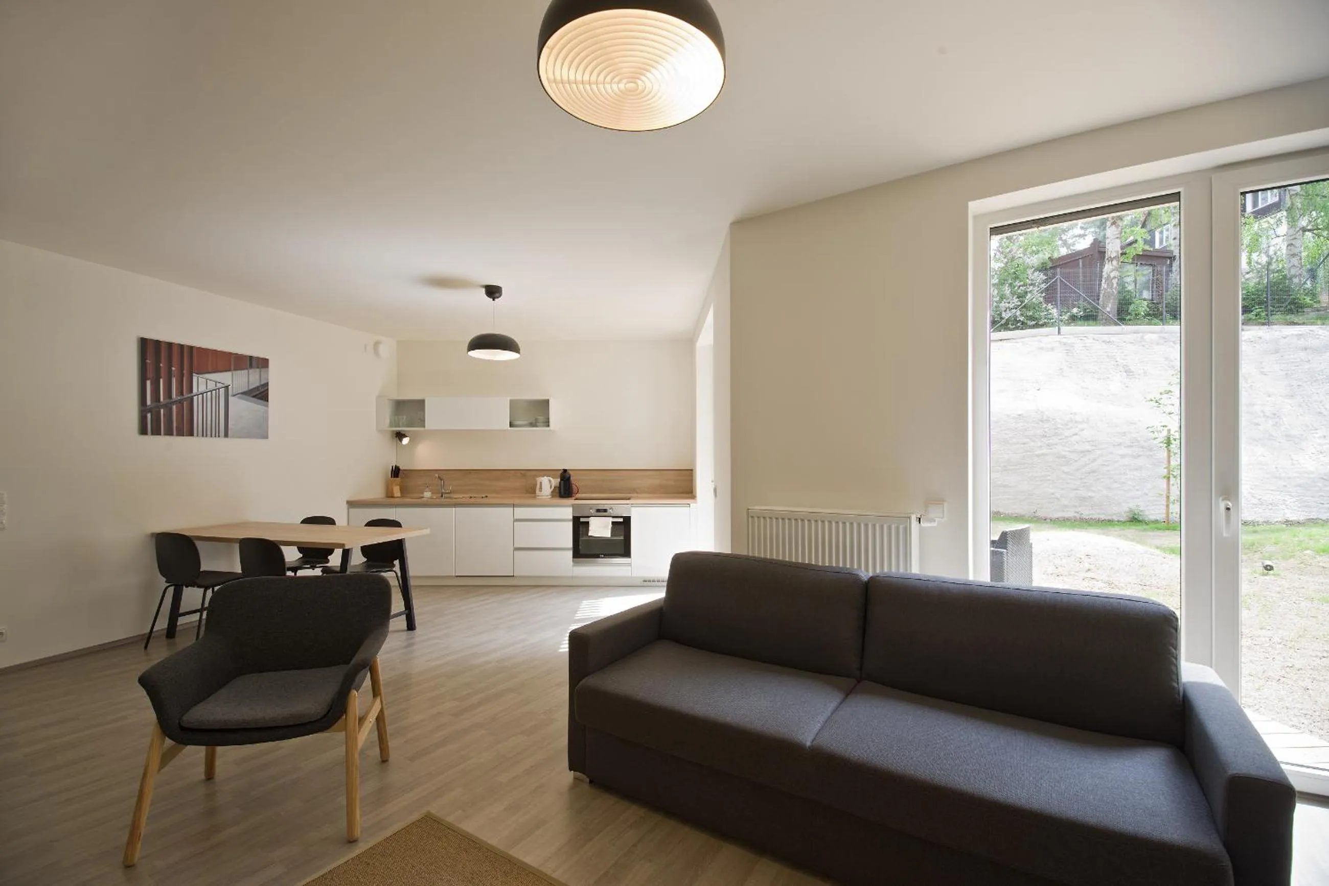 Living room in Lakepark Residence