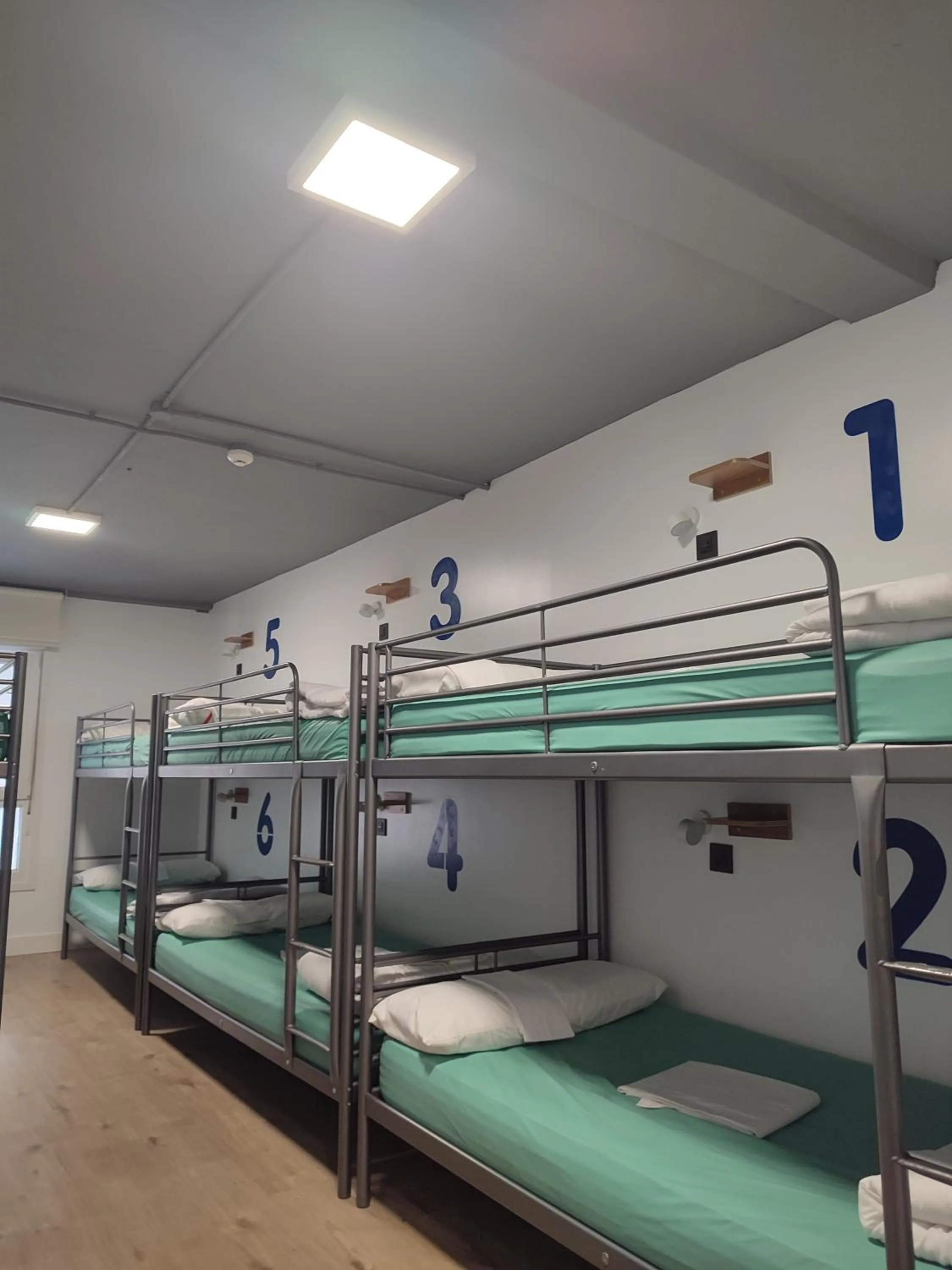 Decorative detail, Bed in Bilbao Metropolitan Hostel by Bossh! Hotels