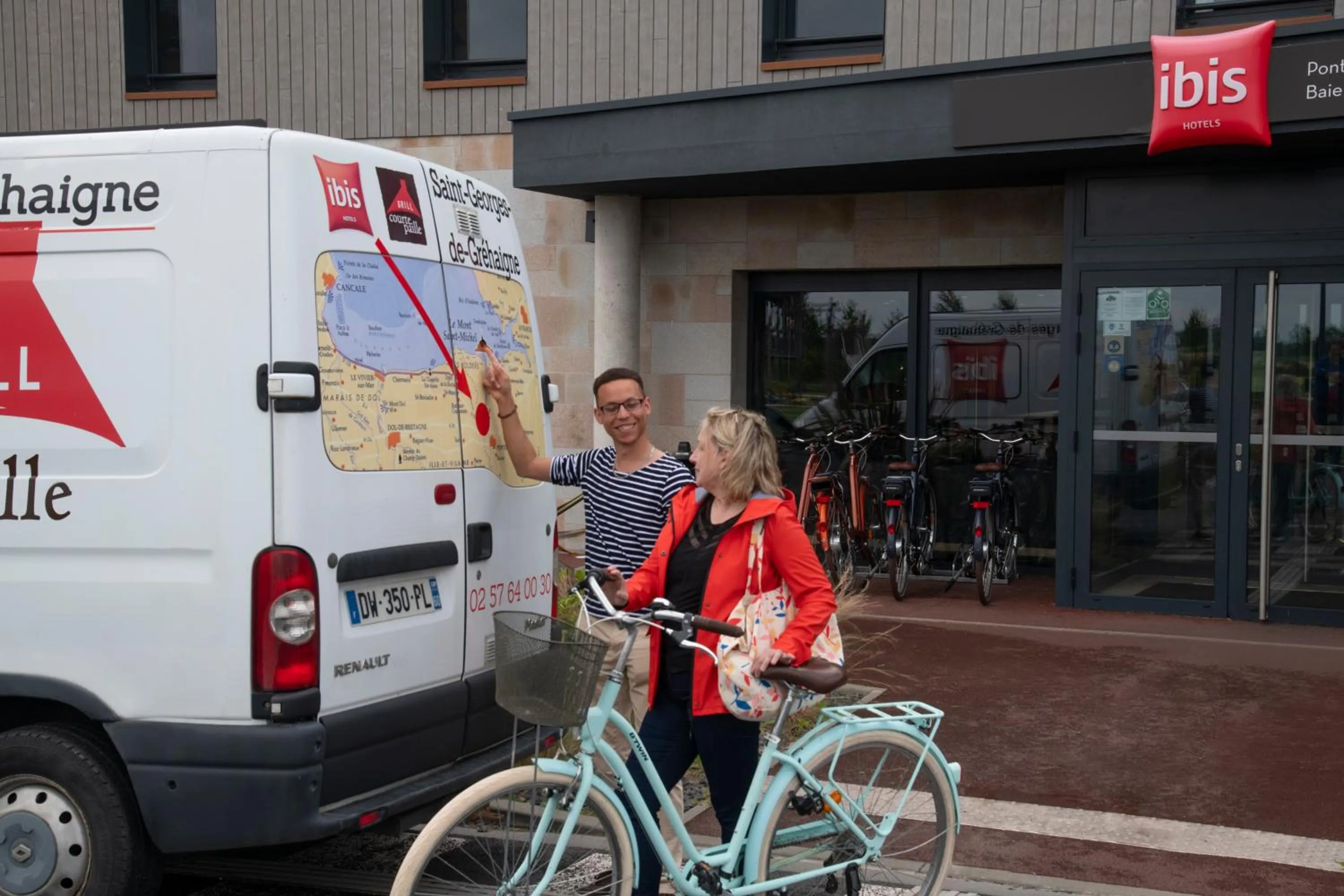 Cycling in ibis Pontorson Baie Du Mont Saint Michel