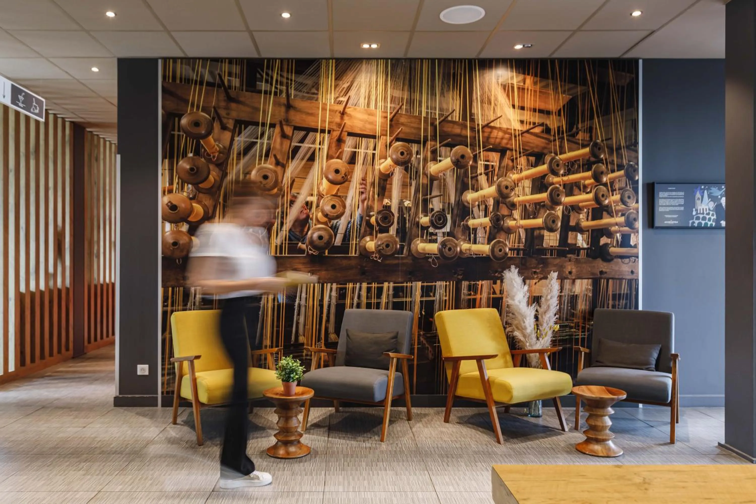 Lobby or reception in ibis Lyon Carre De Soie