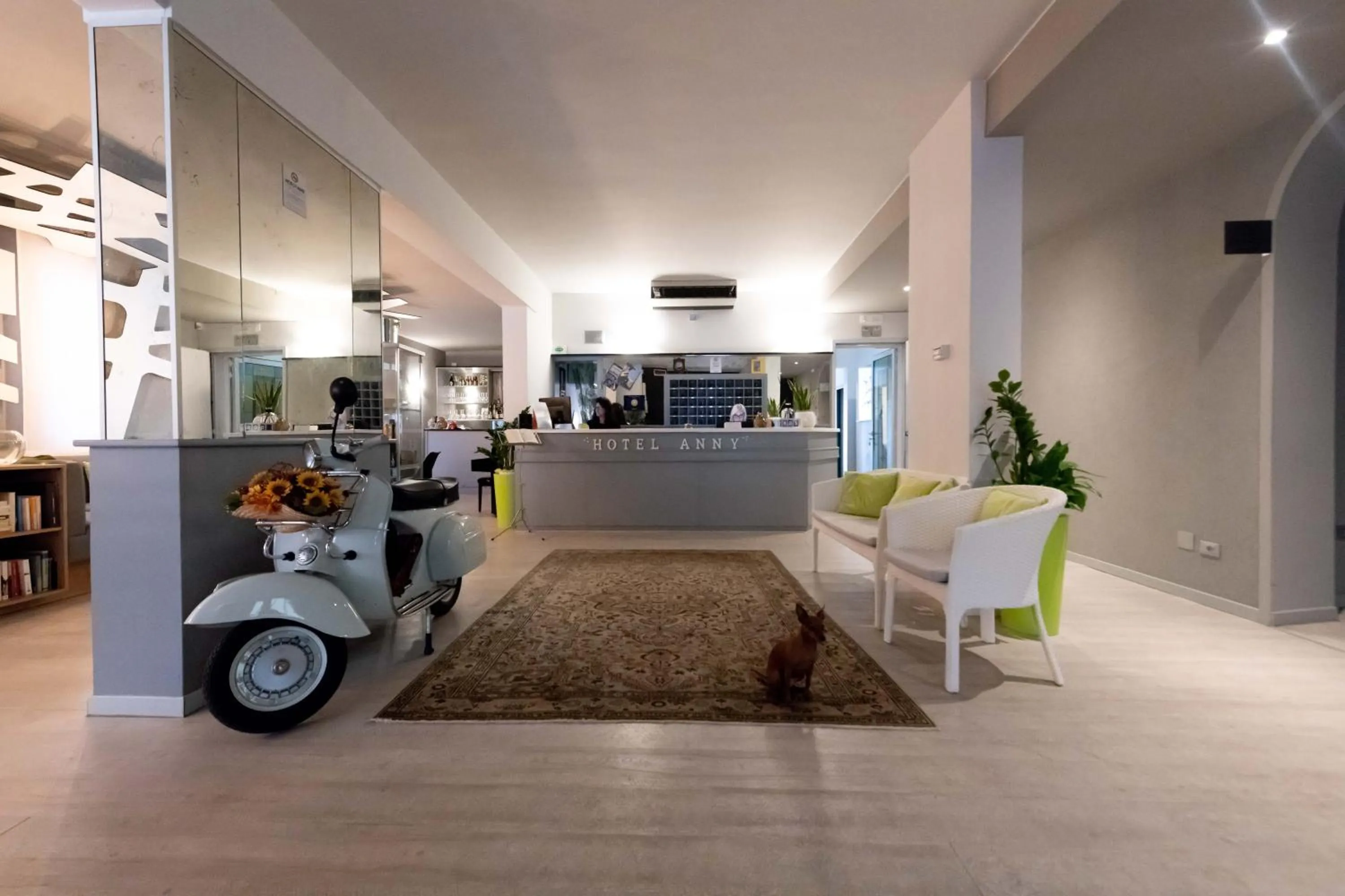 Lobby or reception in Hotel Anny