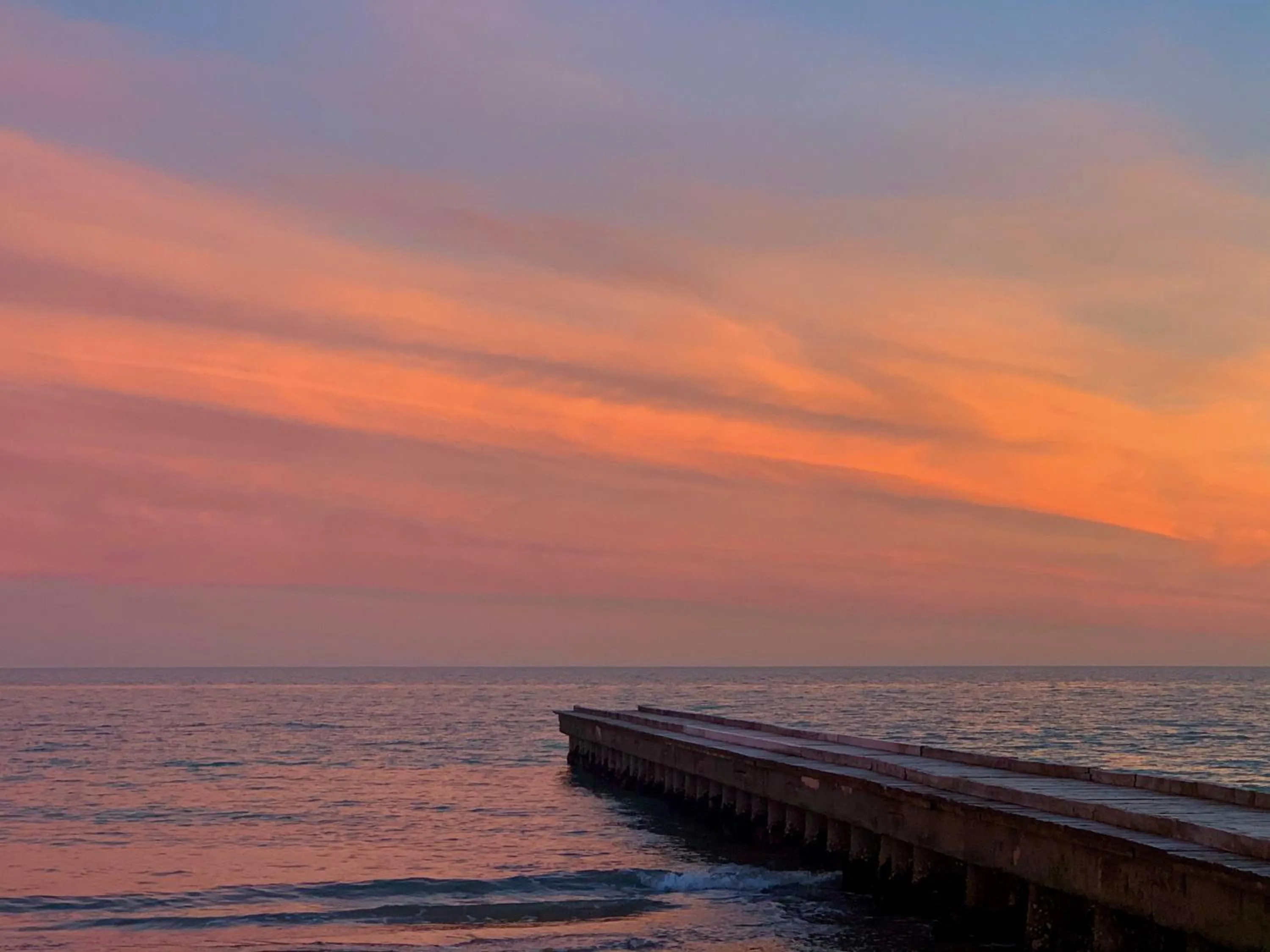 Sunset in Hotel Anny