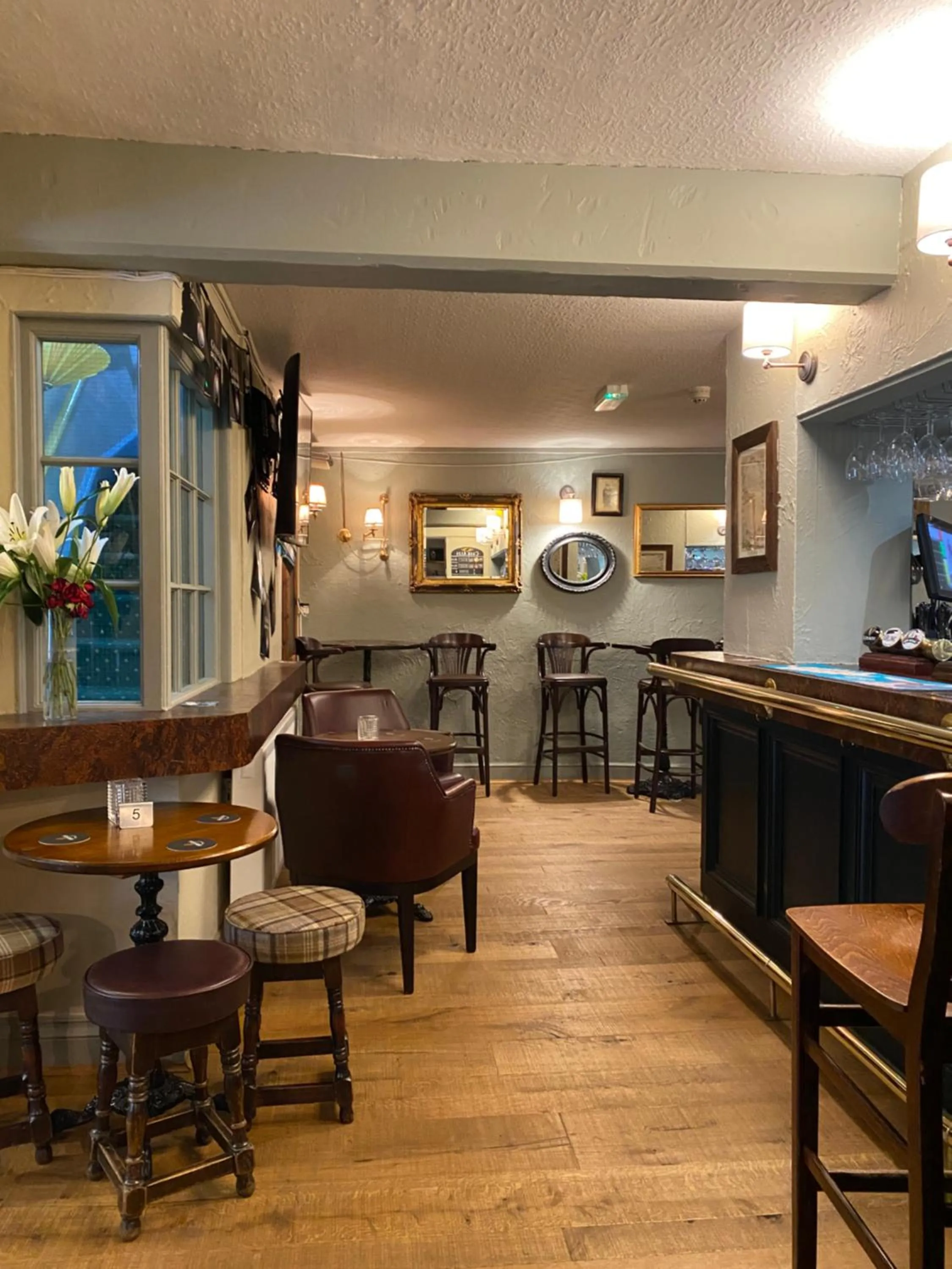 Lounge or bar in The Egerton Arms Astbury