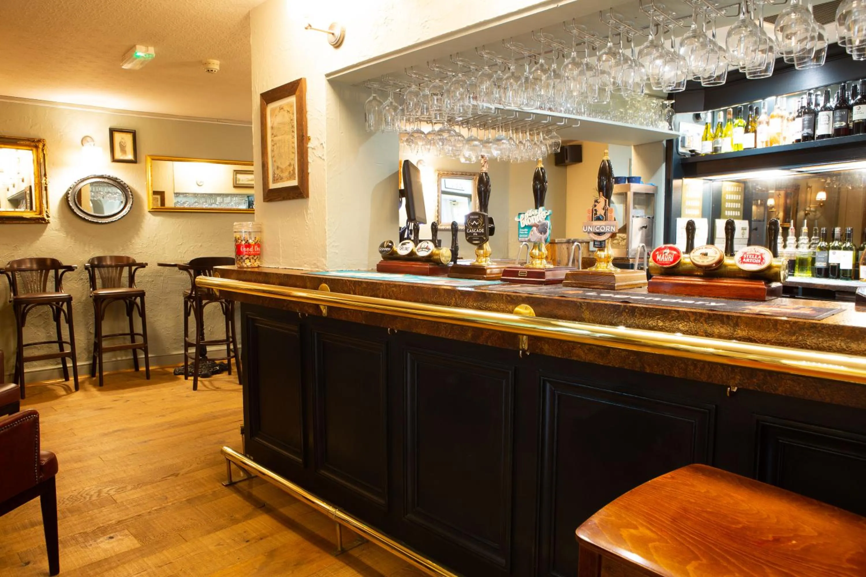 Lounge or bar in The Egerton Arms Astbury