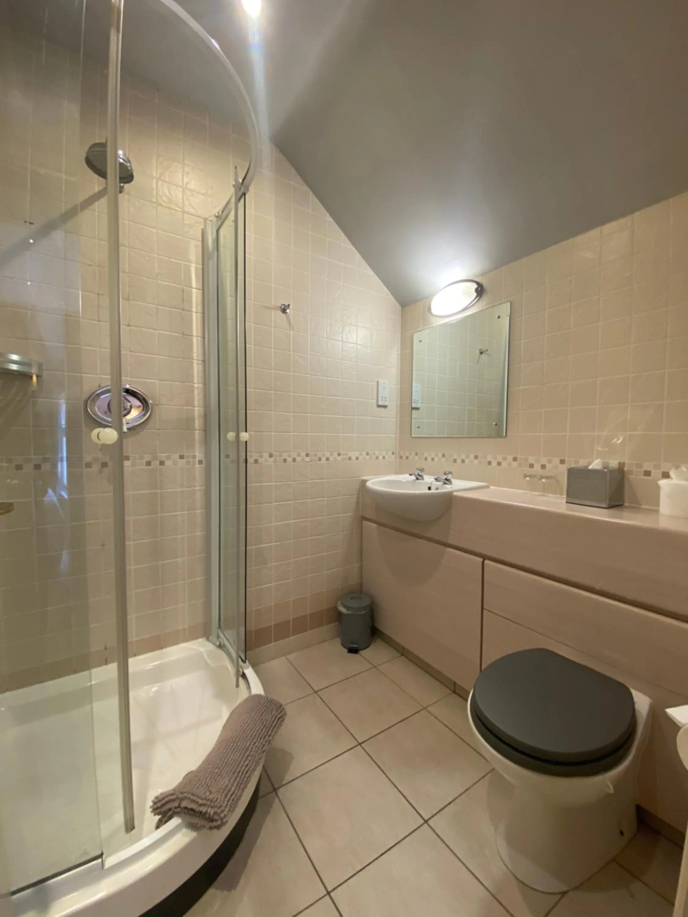 Bathroom in The Egerton Arms Astbury