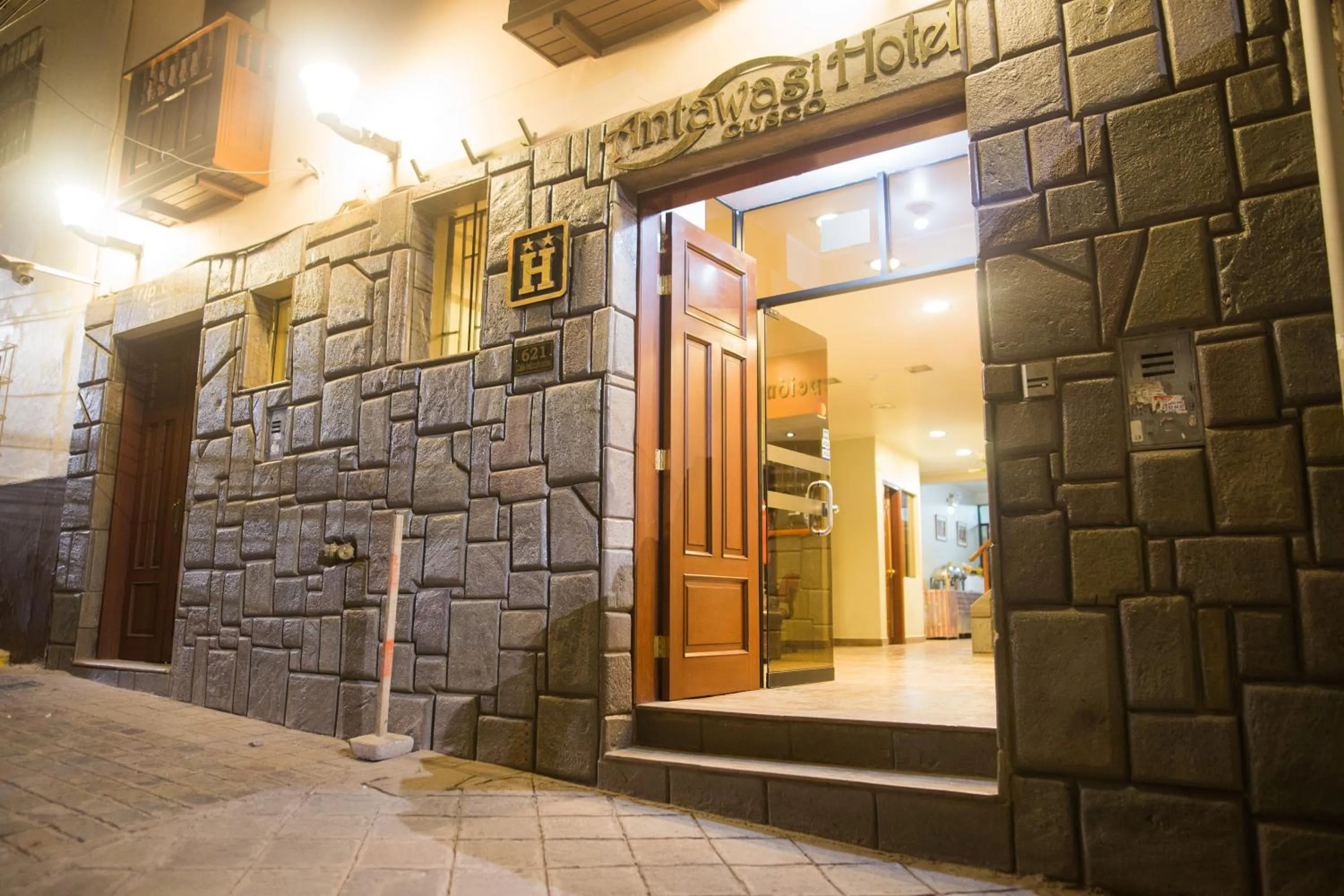 Facade/entrance in Antawasi Hotel