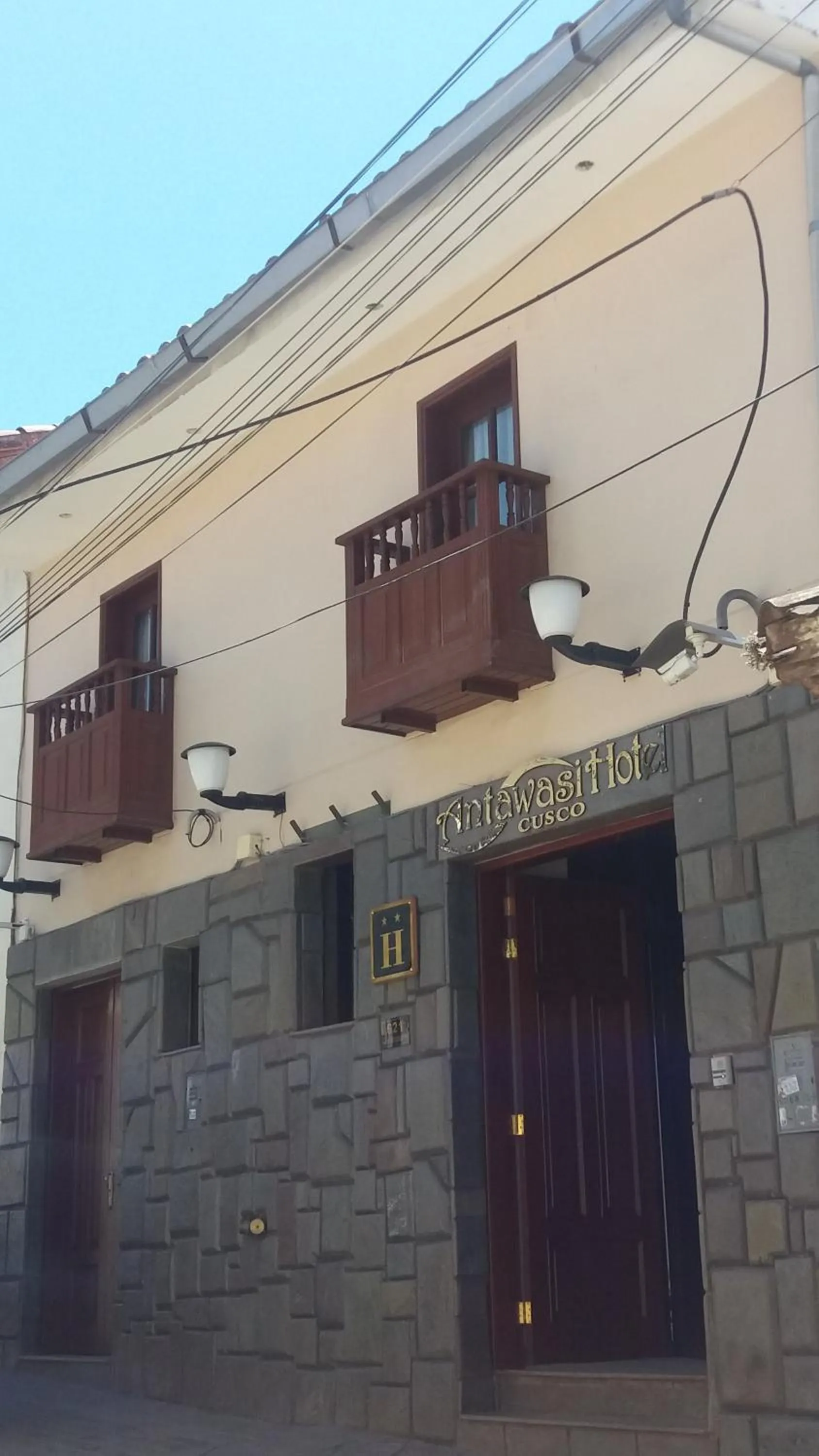 Facade/entrance in Antawasi Hotel