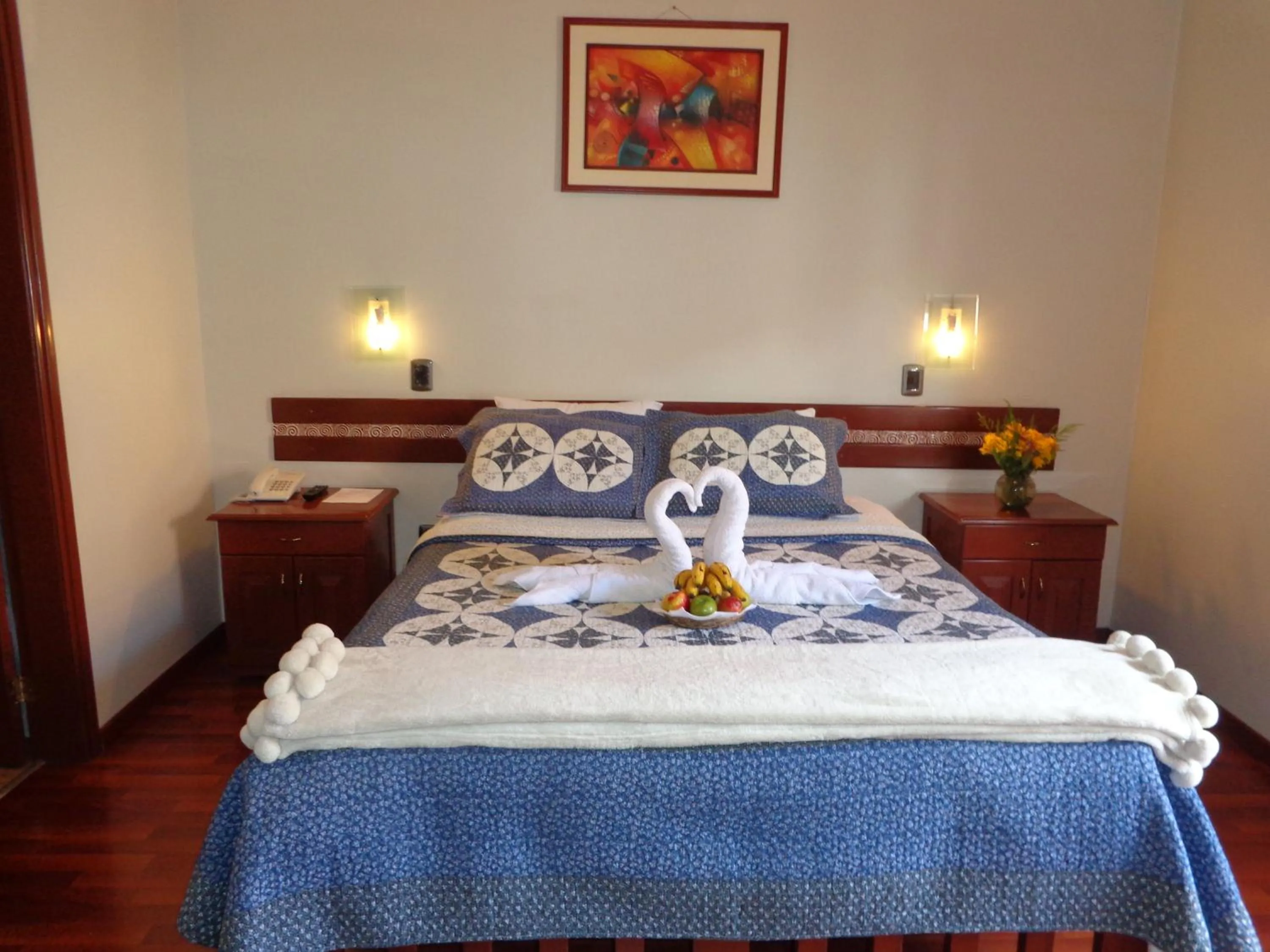 Bed in Antawasi Hotel