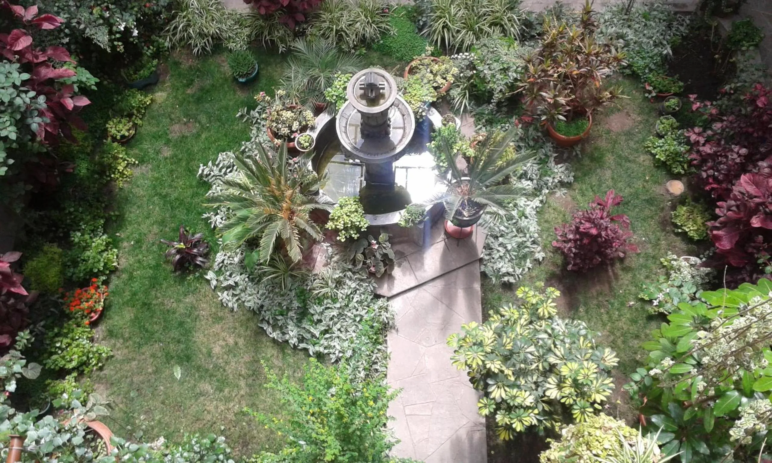 Garden view in Antawasi Hotel