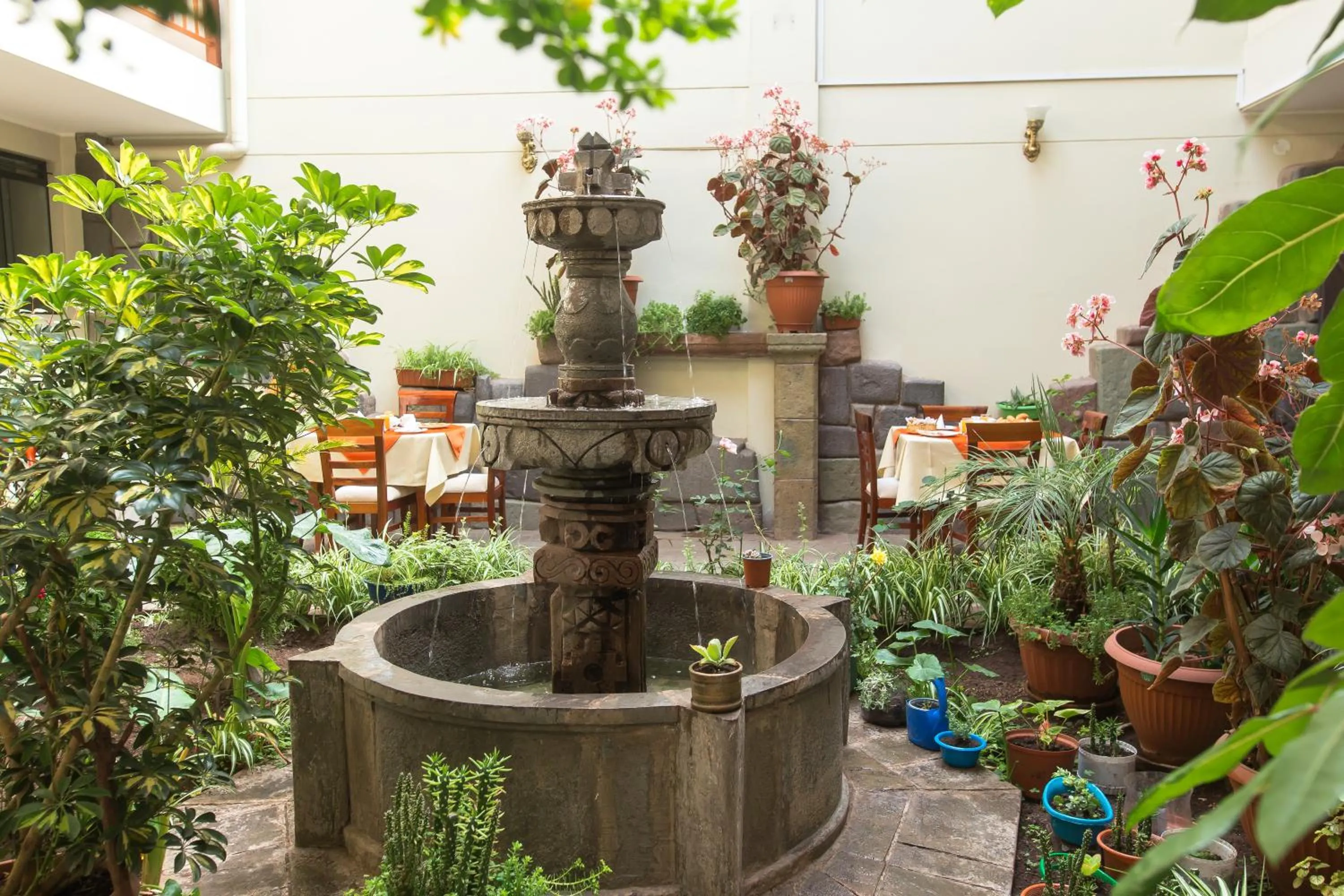 Garden view in Antawasi Hotel