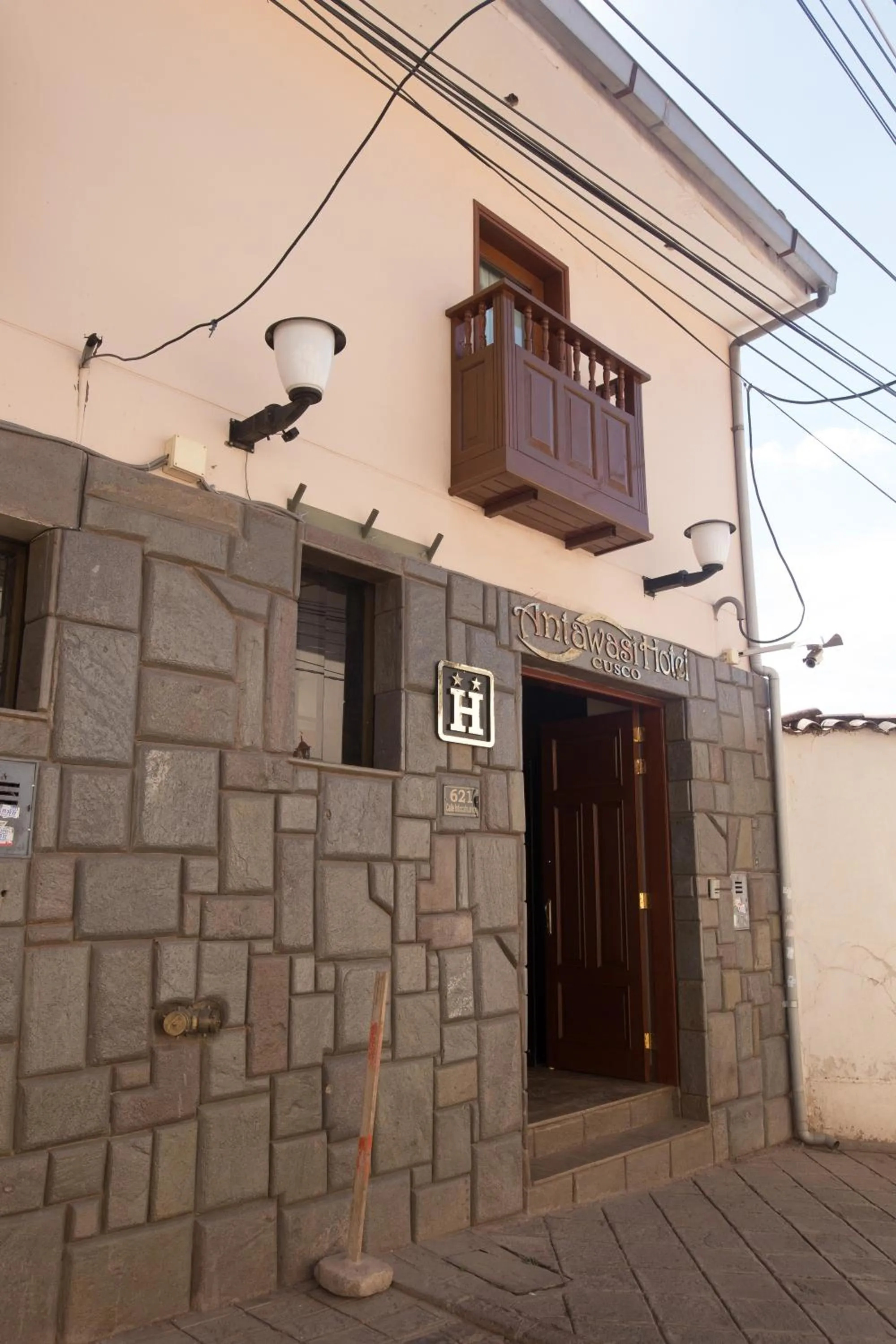 Facade/entrance in Antawasi Hotel