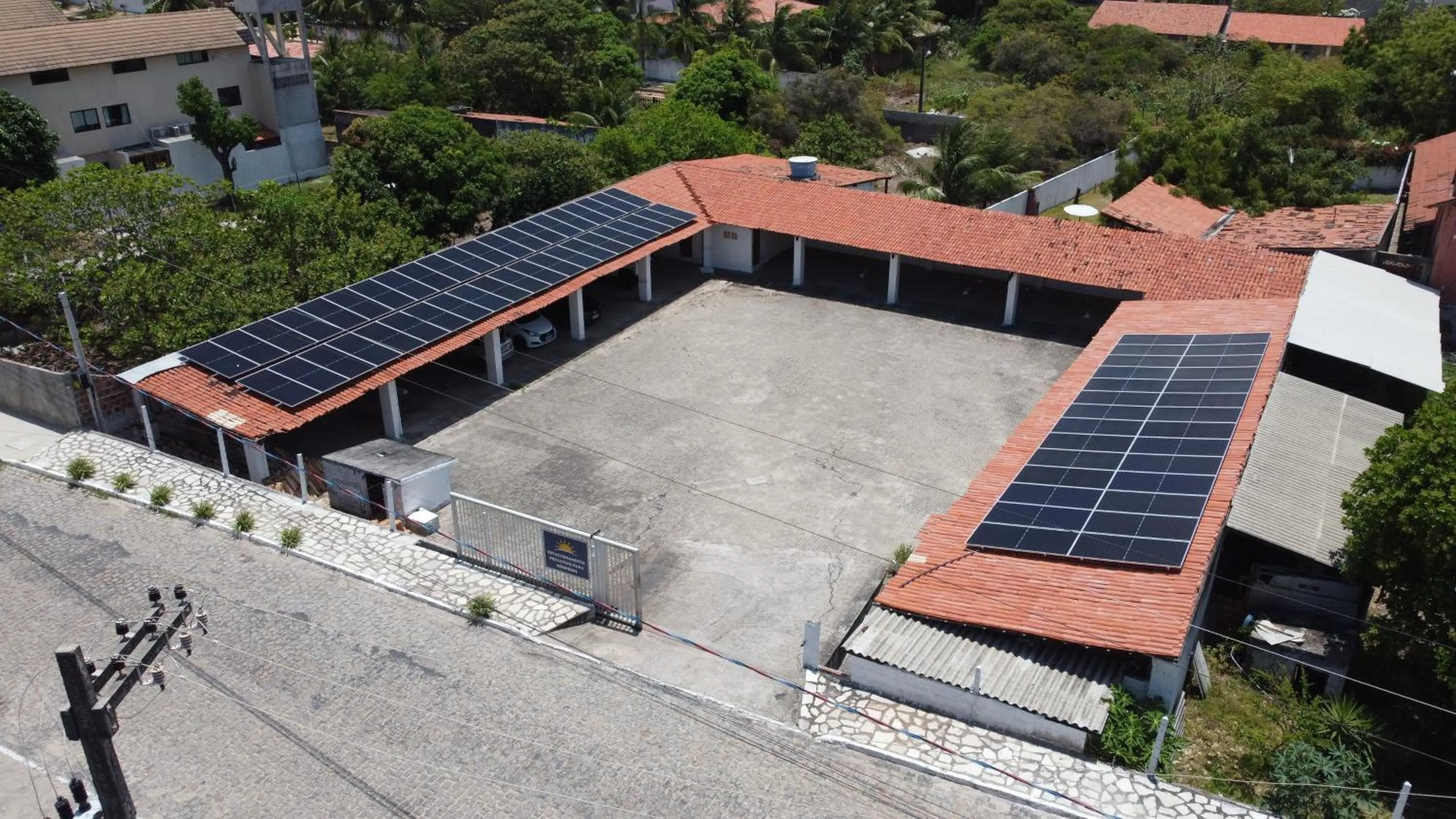 Parking in Pousada Enseada do Sol