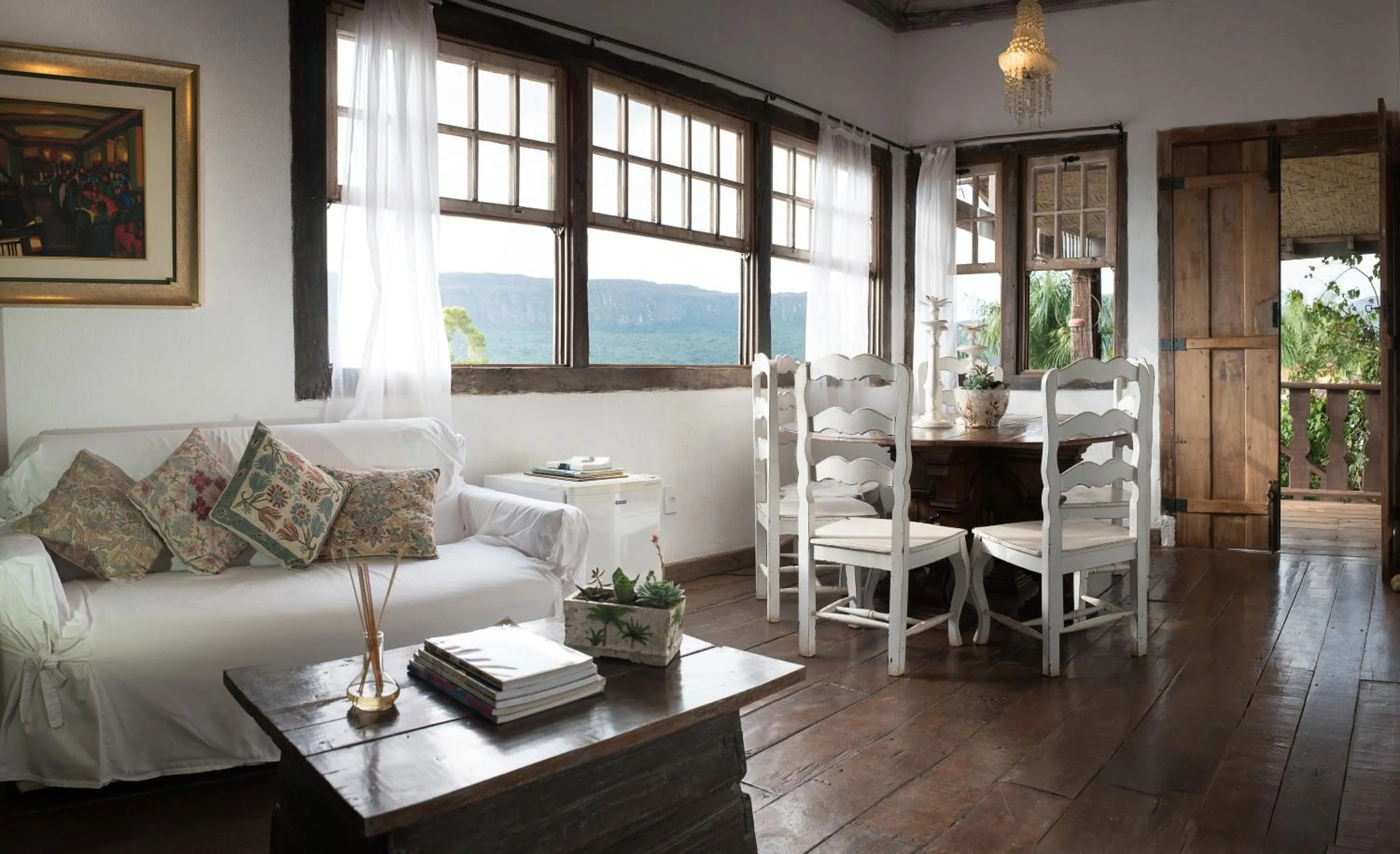 Living room in Pouso da Torre