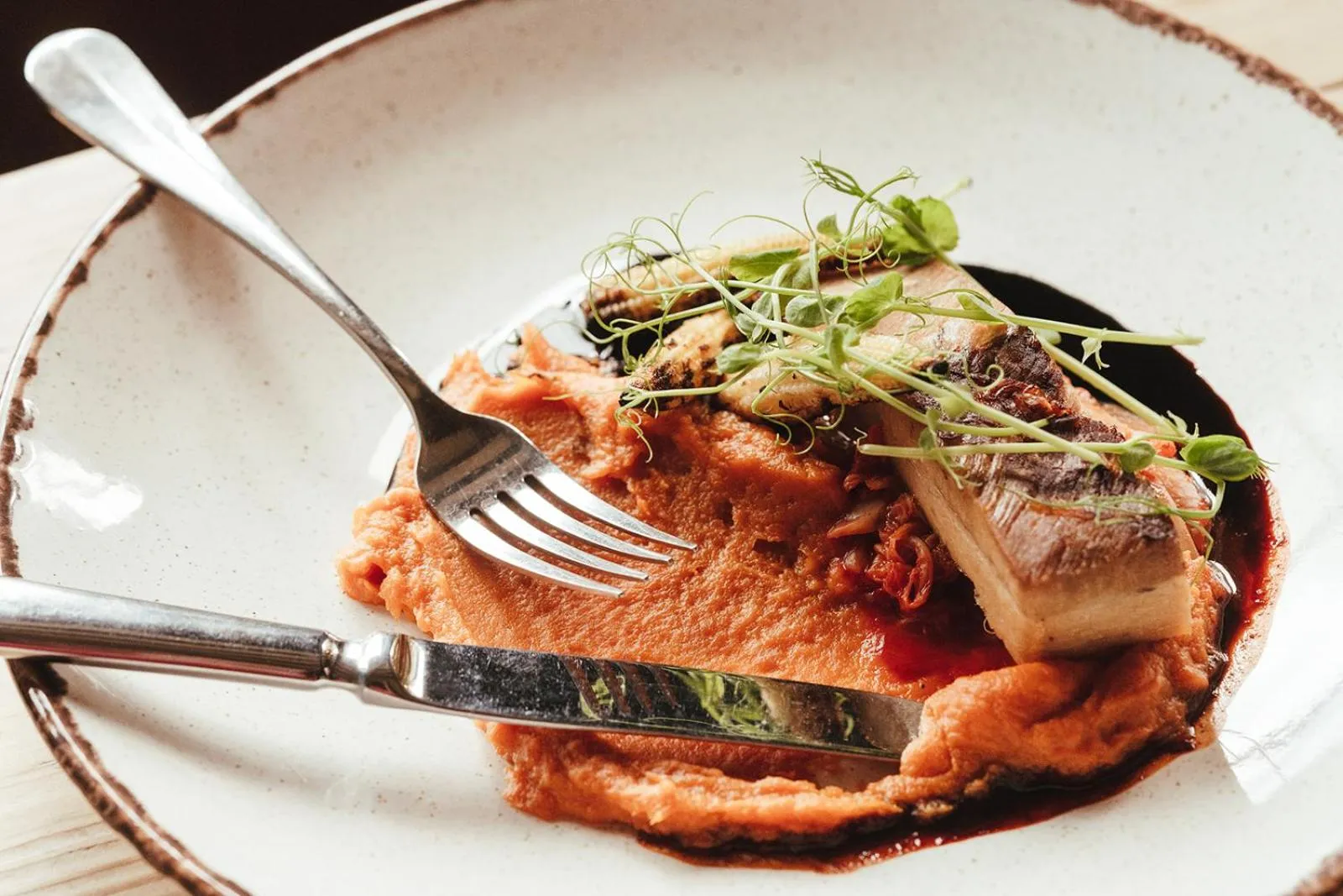 Food in The Woolpack Hotel