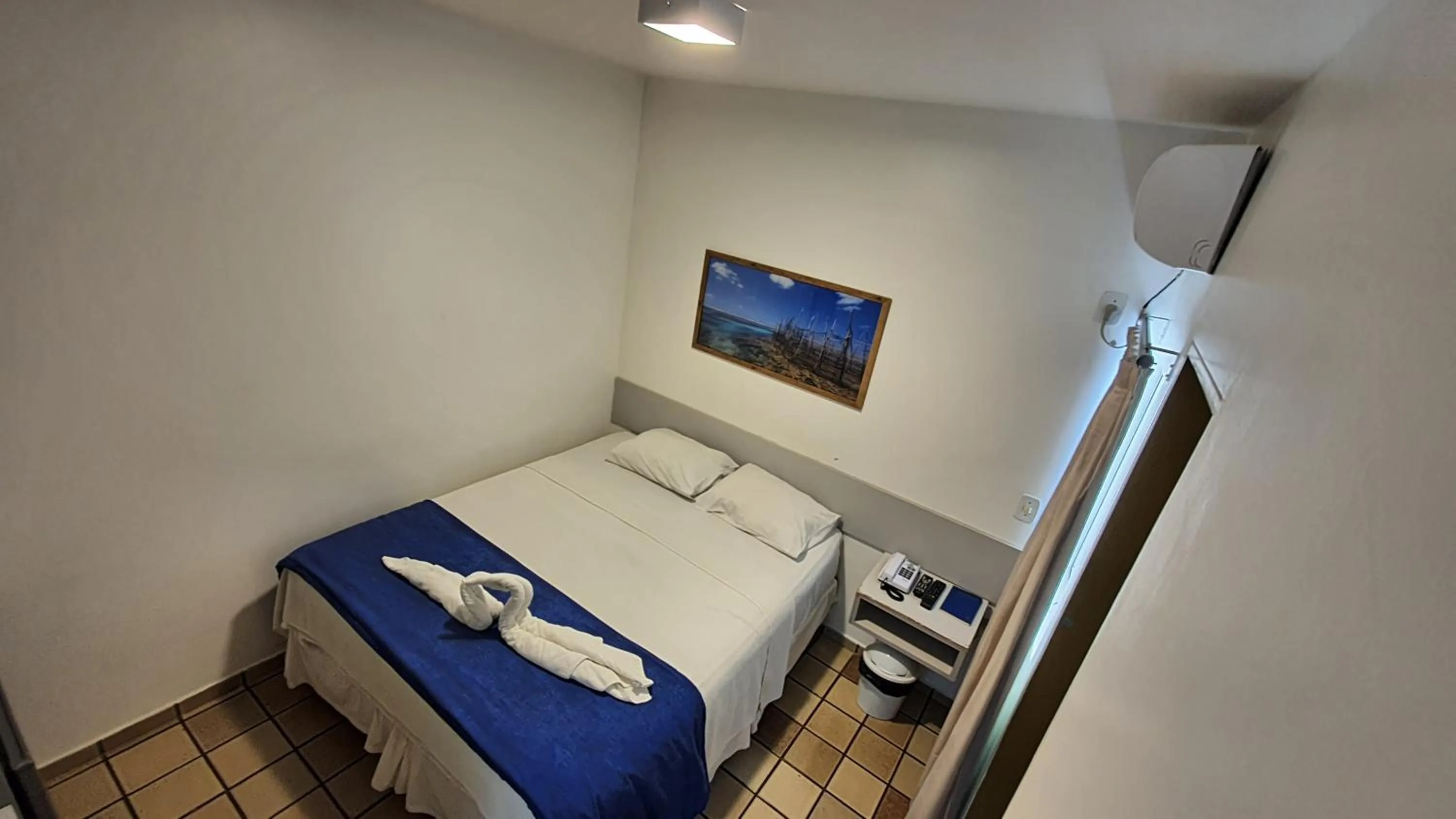 Bed in Bluemar Hotel