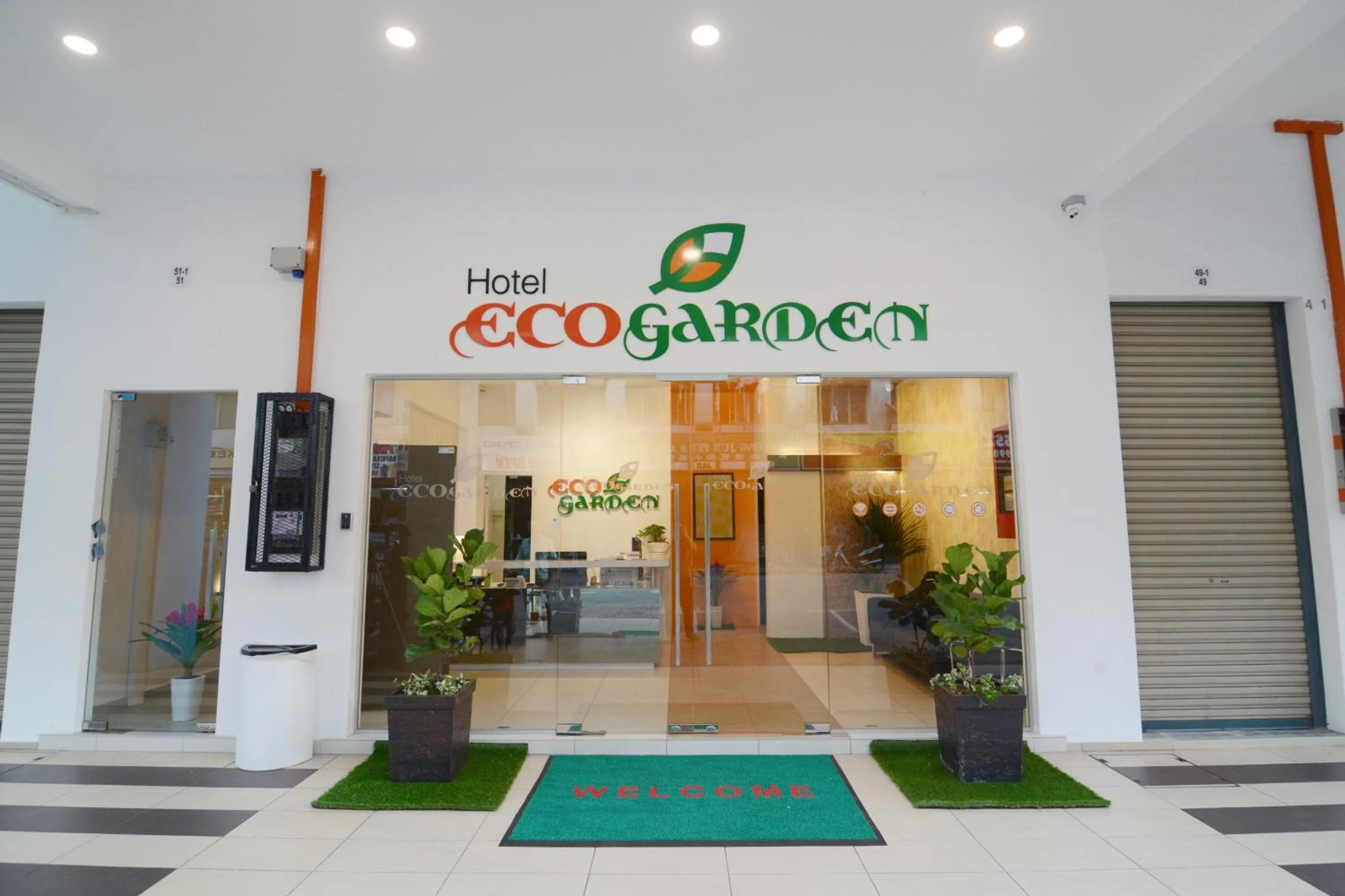 Facade/entrance in Eco Garden Hotel