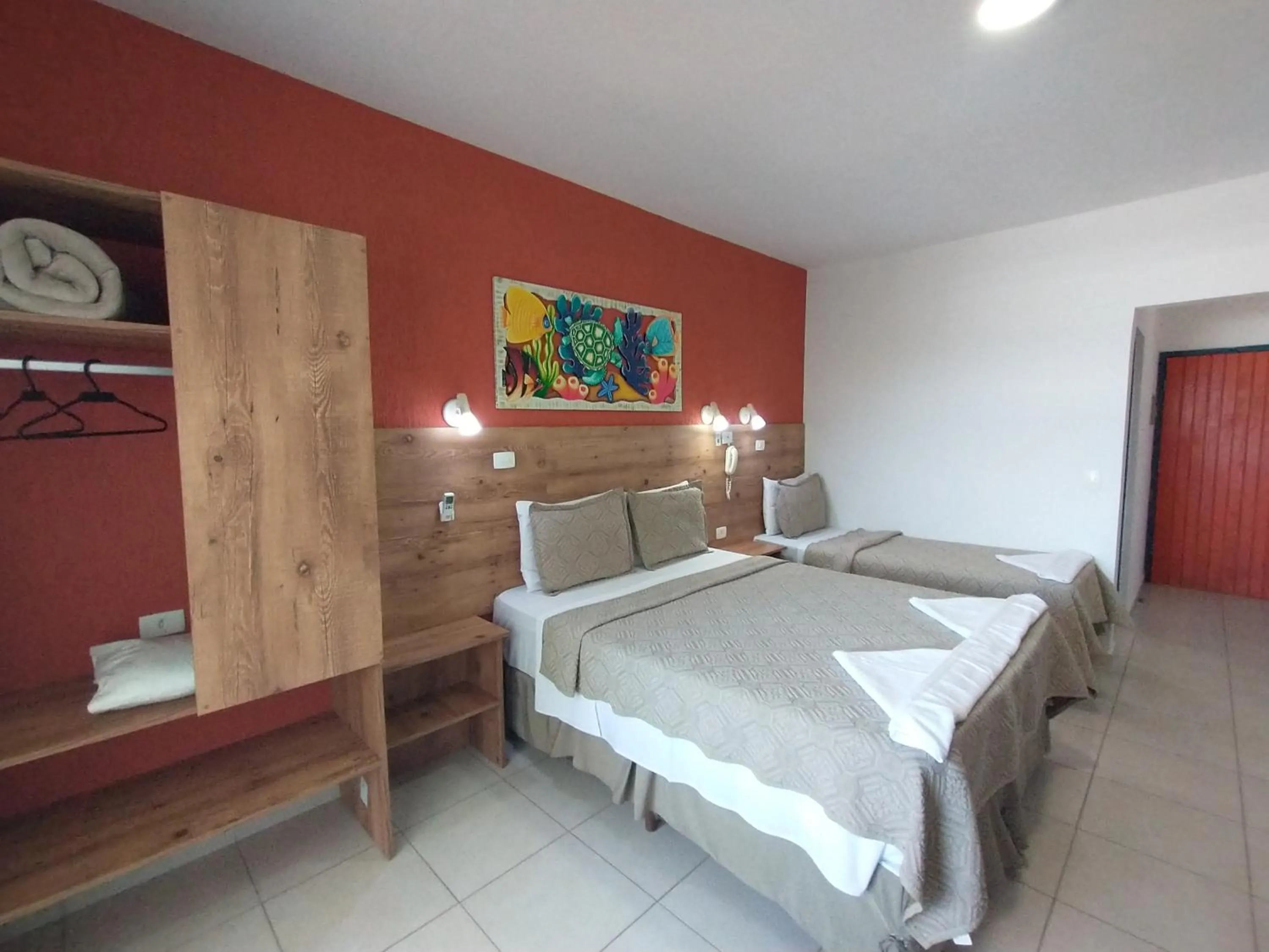 Bed in Kaliman Pousada