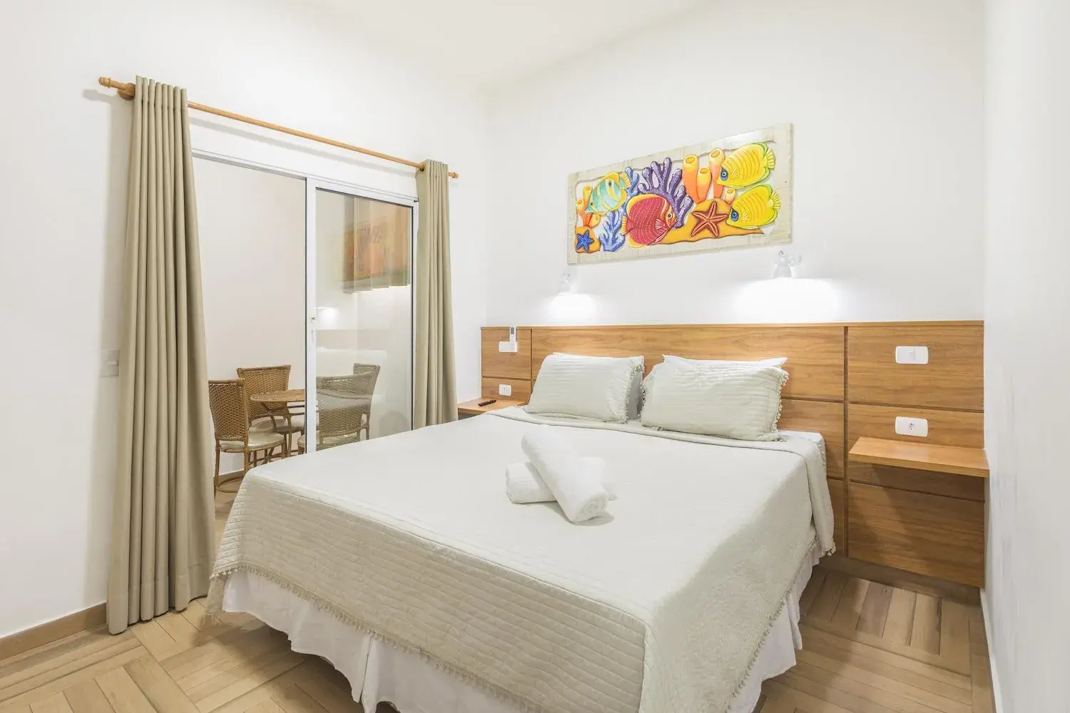 Bed in Kaliman Pousada Bed in Kaliman Pousada