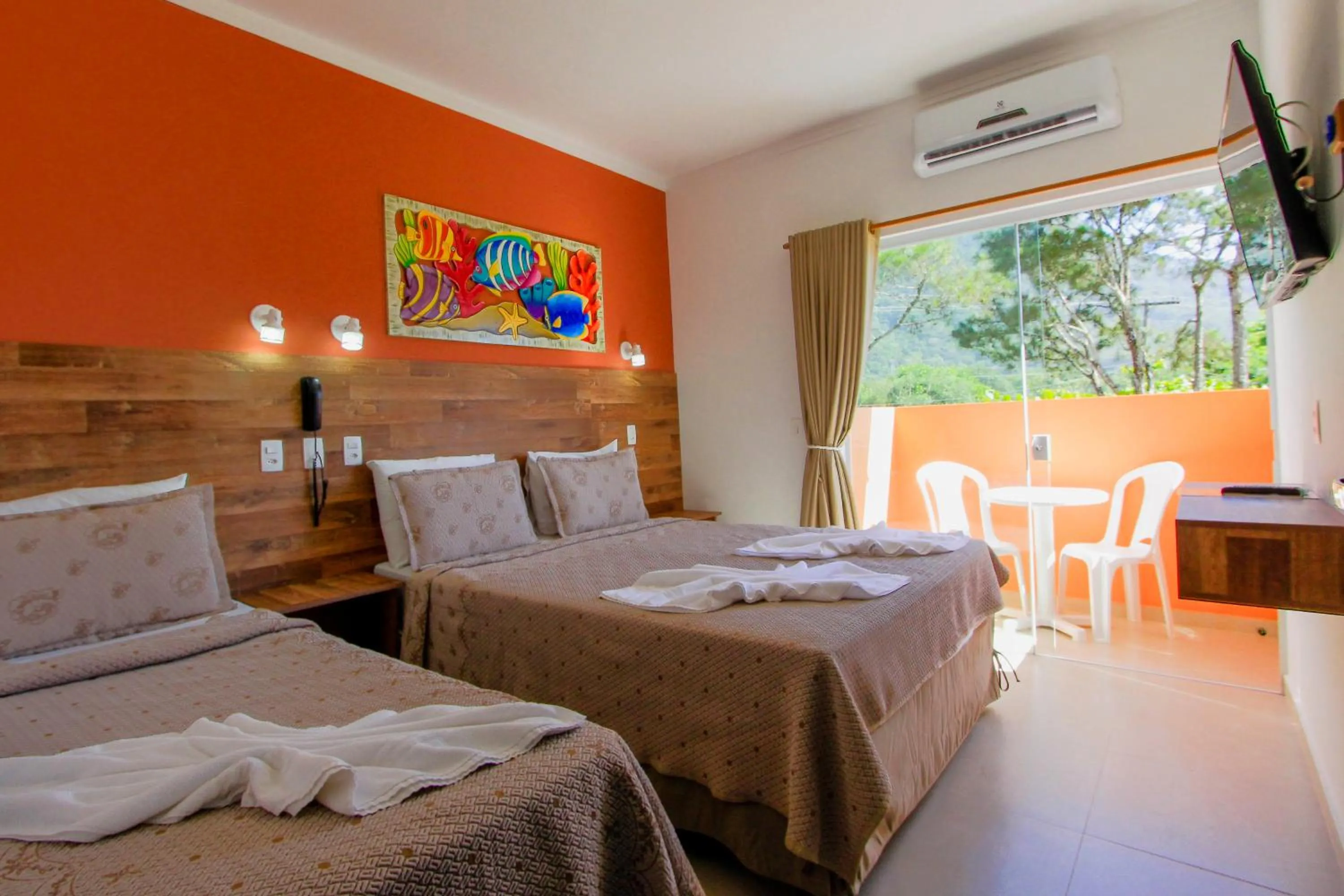 Bed in Kaliman Pousada