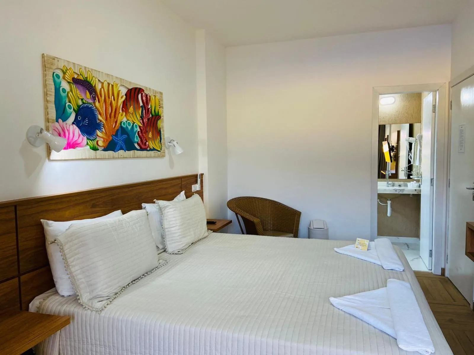 Bed in Kaliman Pousada