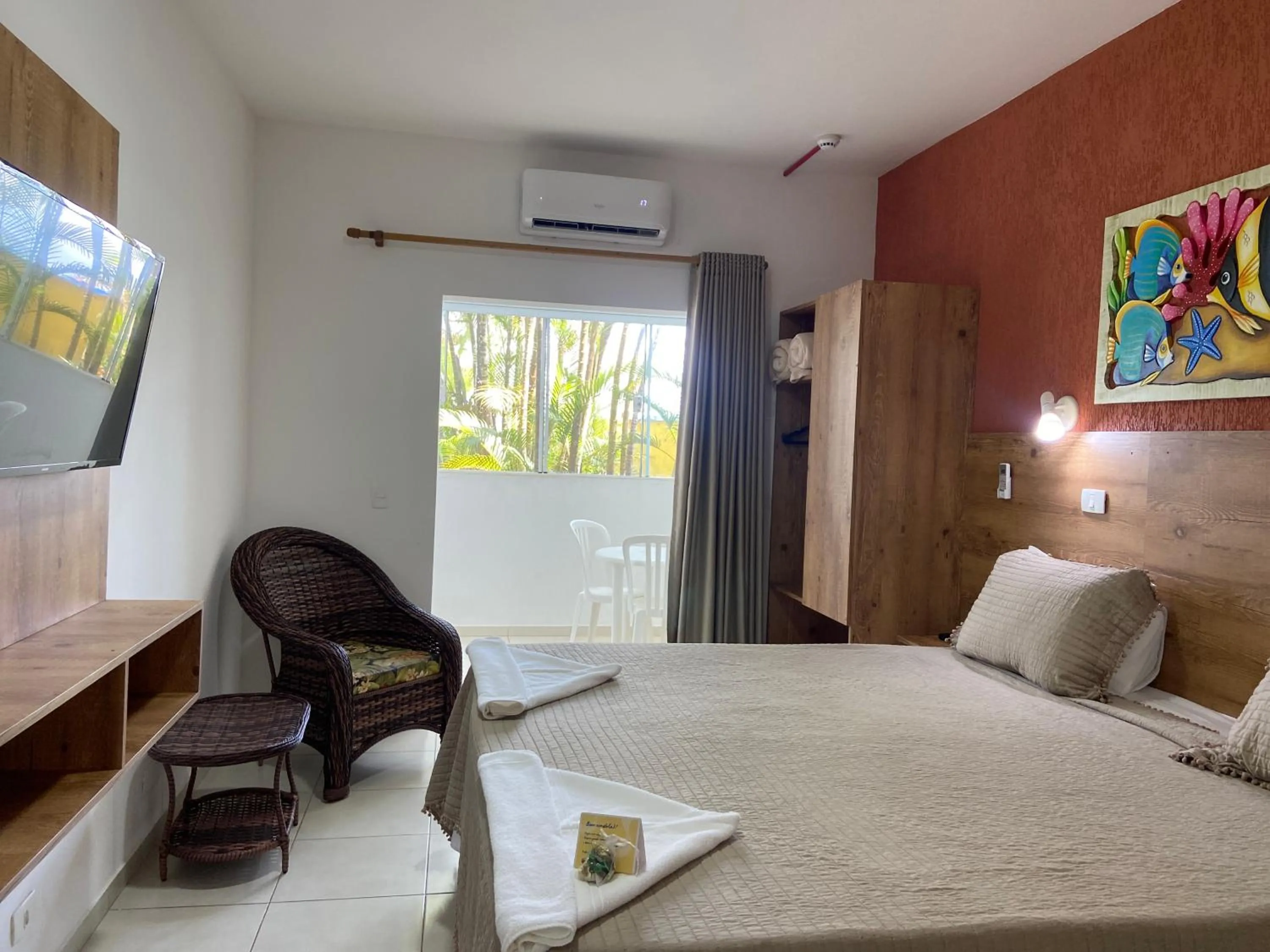 Bed in Kaliman Pousada