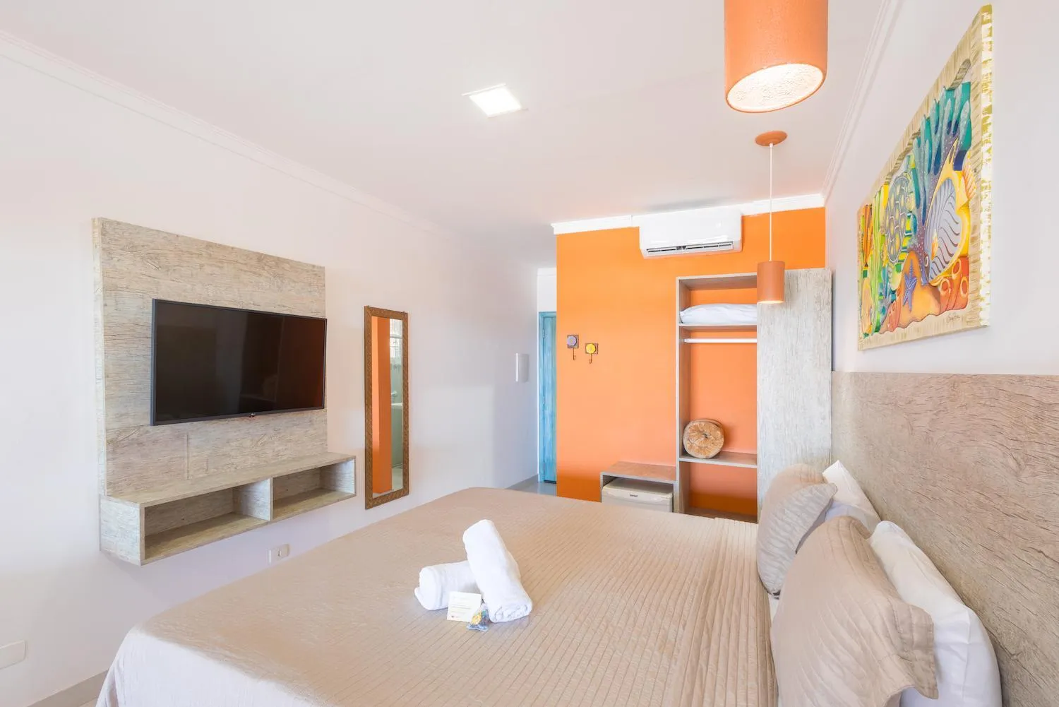 Bed in Kaliman Pousada