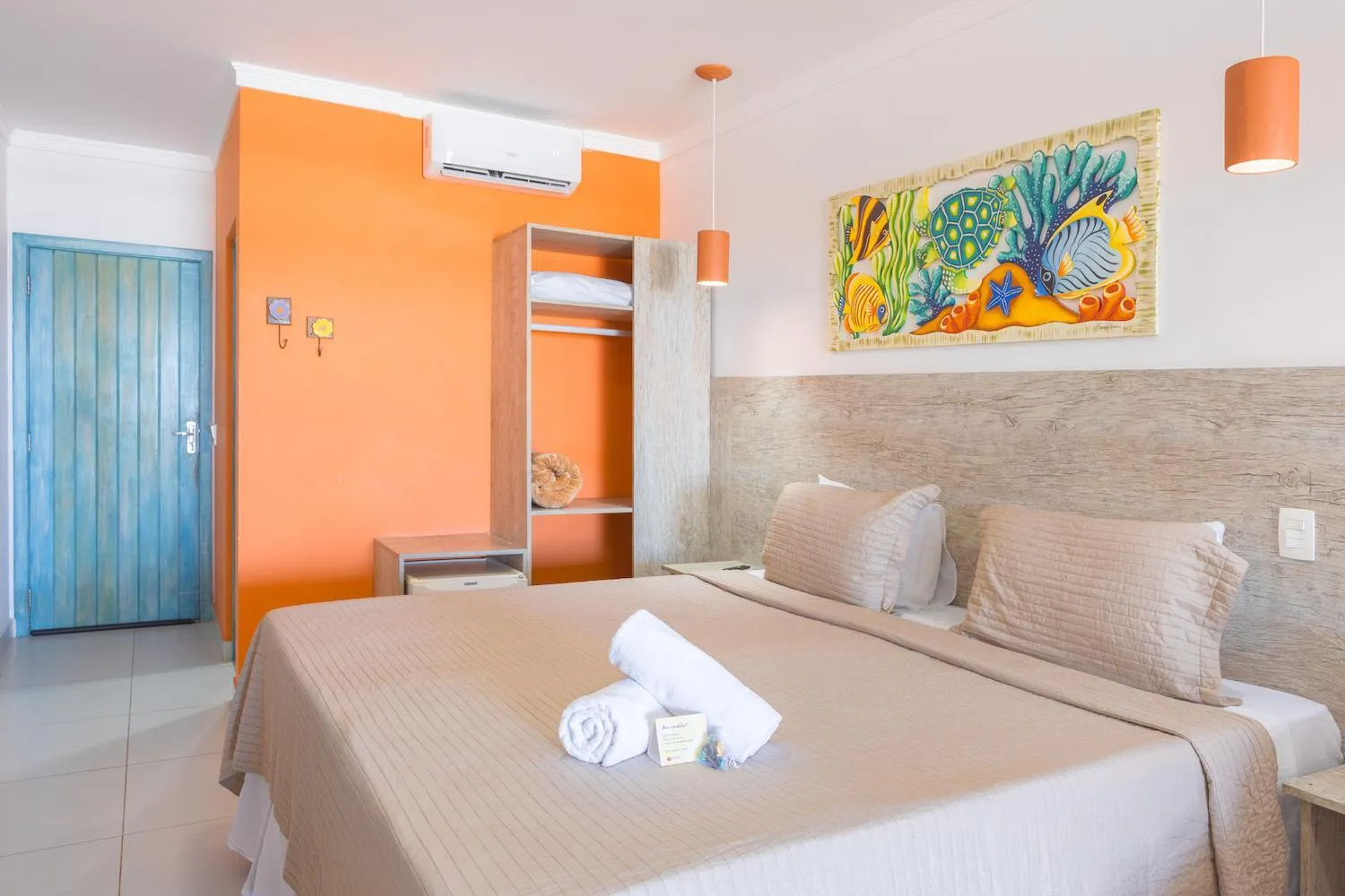 Bed in Kaliman Pousada