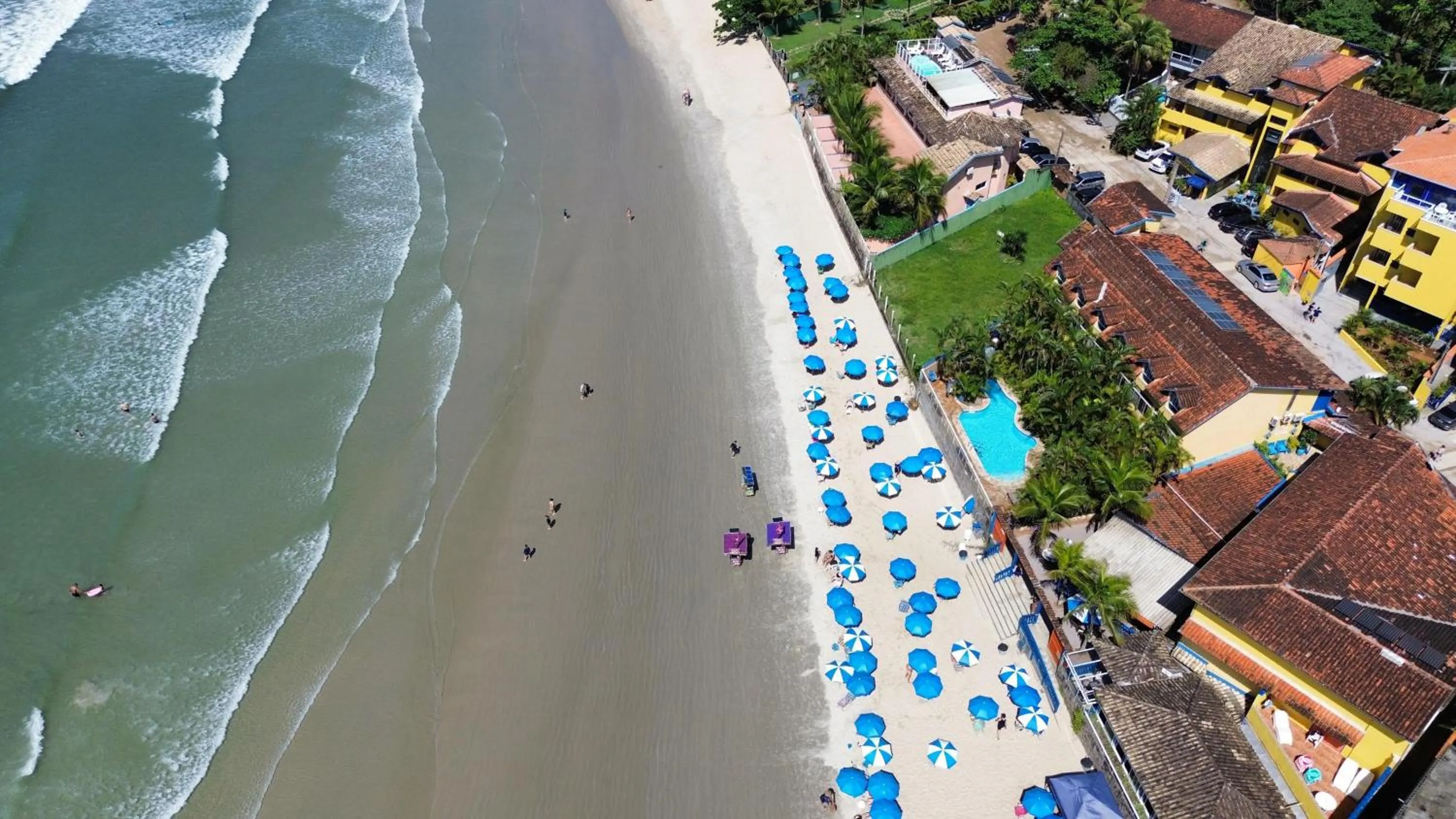 Bird's eye view in Kaliman Pousada