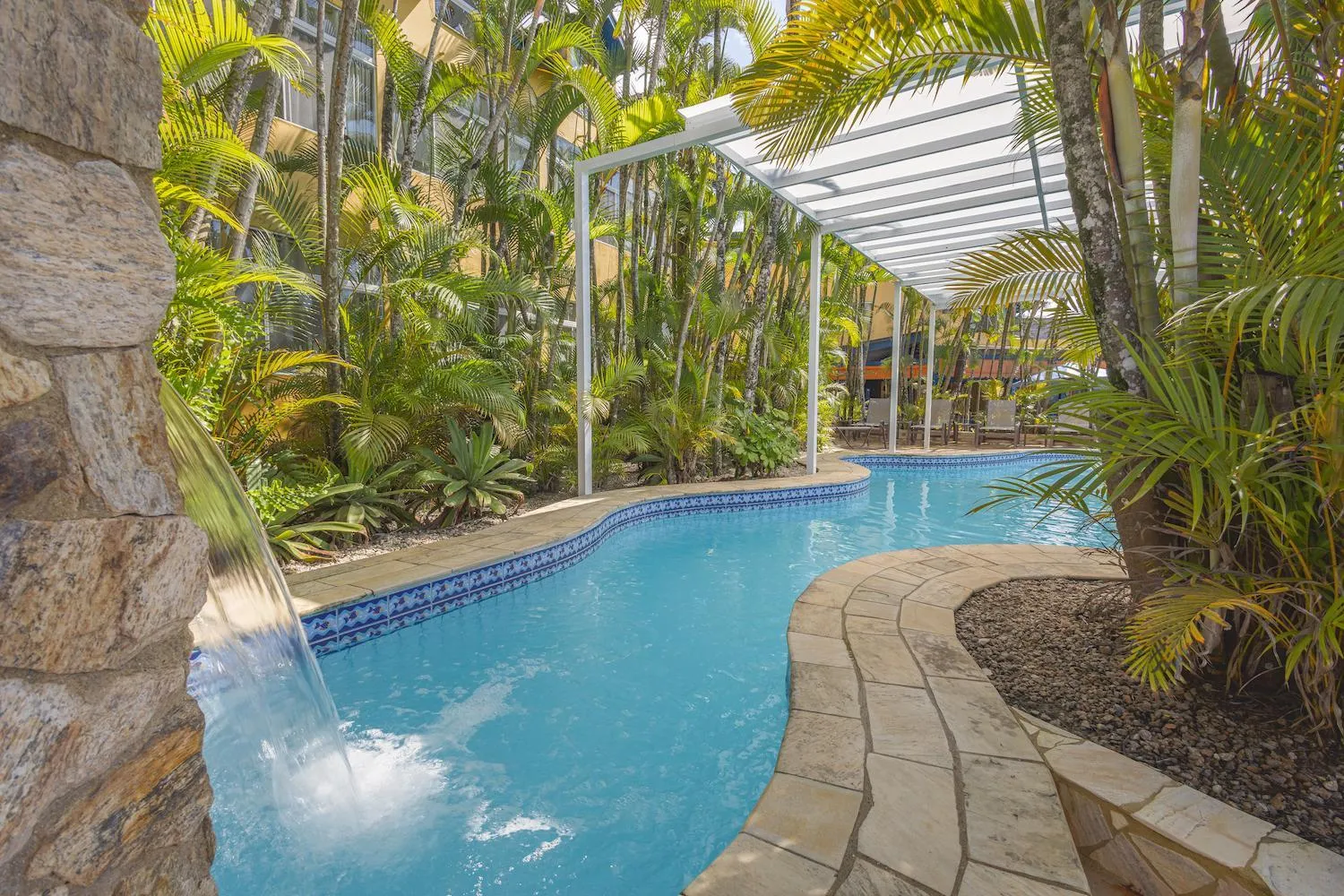 Swimming pool in Kaliman Pousada