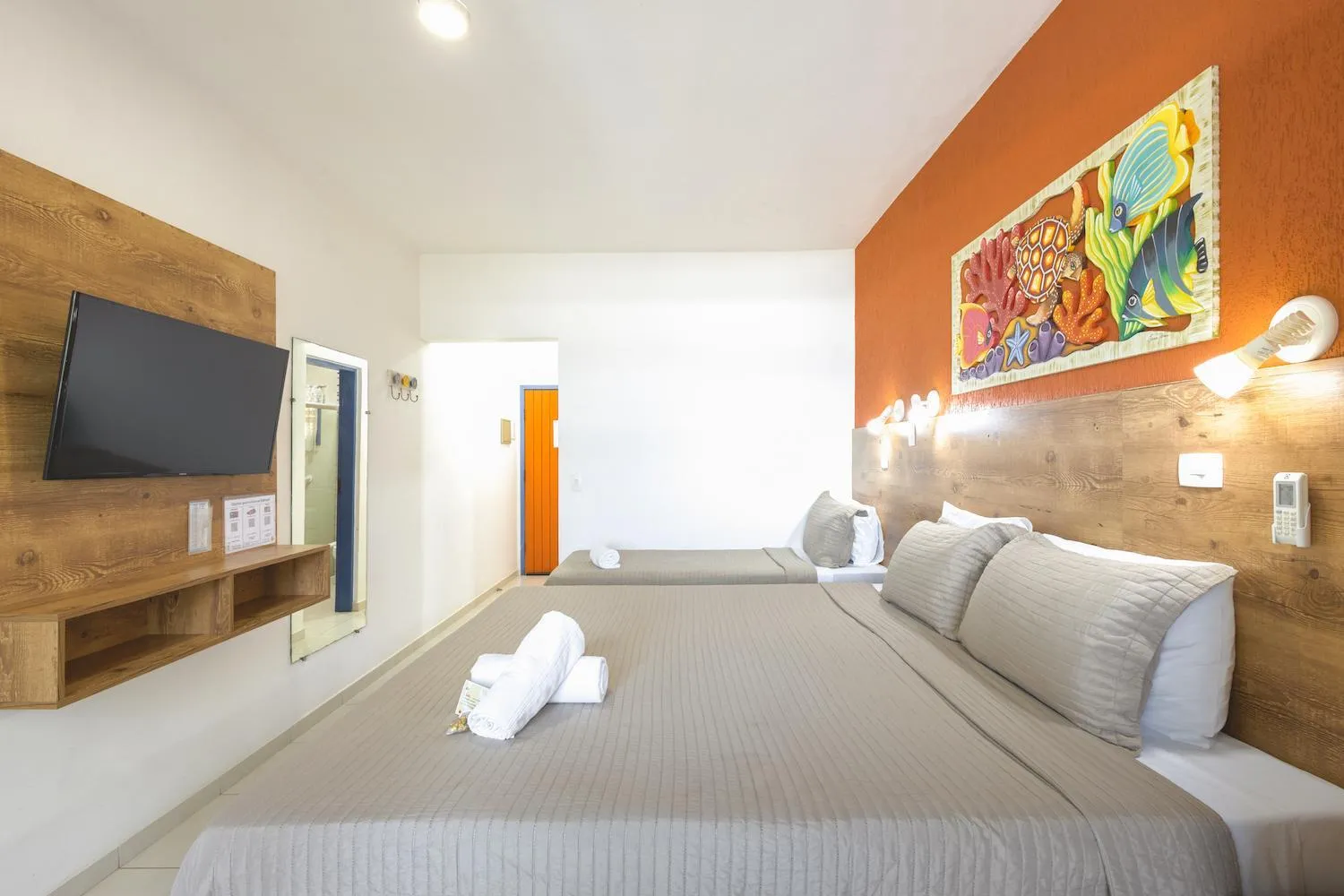 Bed in Kaliman Pousada