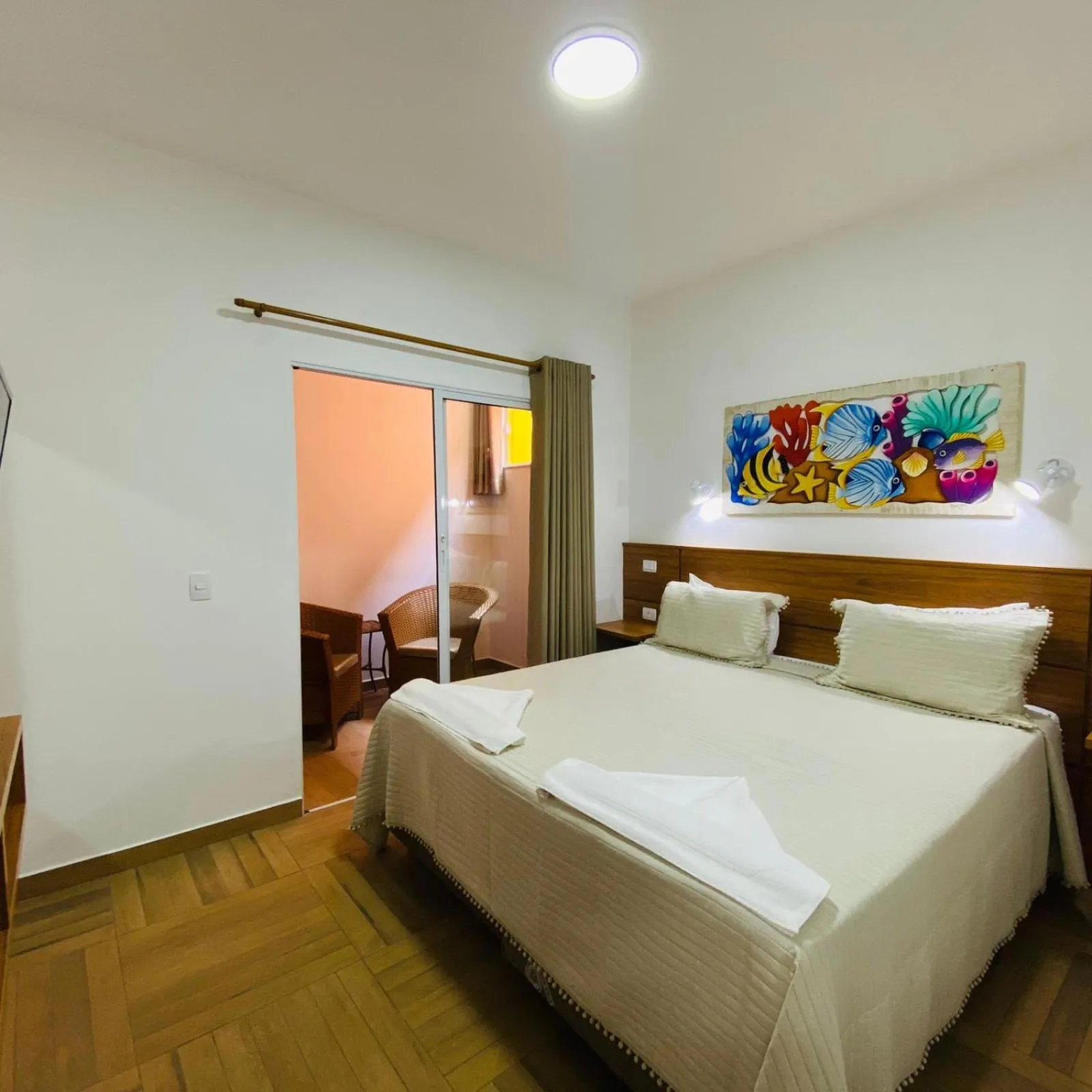 Bed in Kaliman Pousada