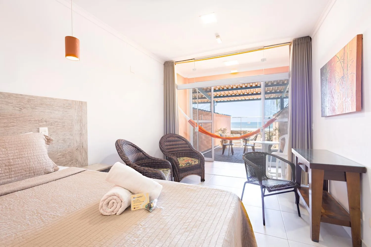 Bed in Kaliman Pousada