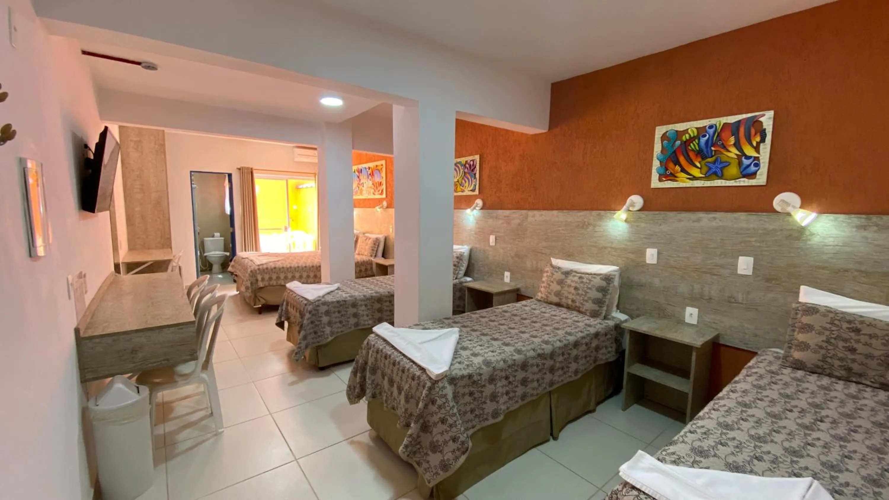 Bed in Kaliman Pousada